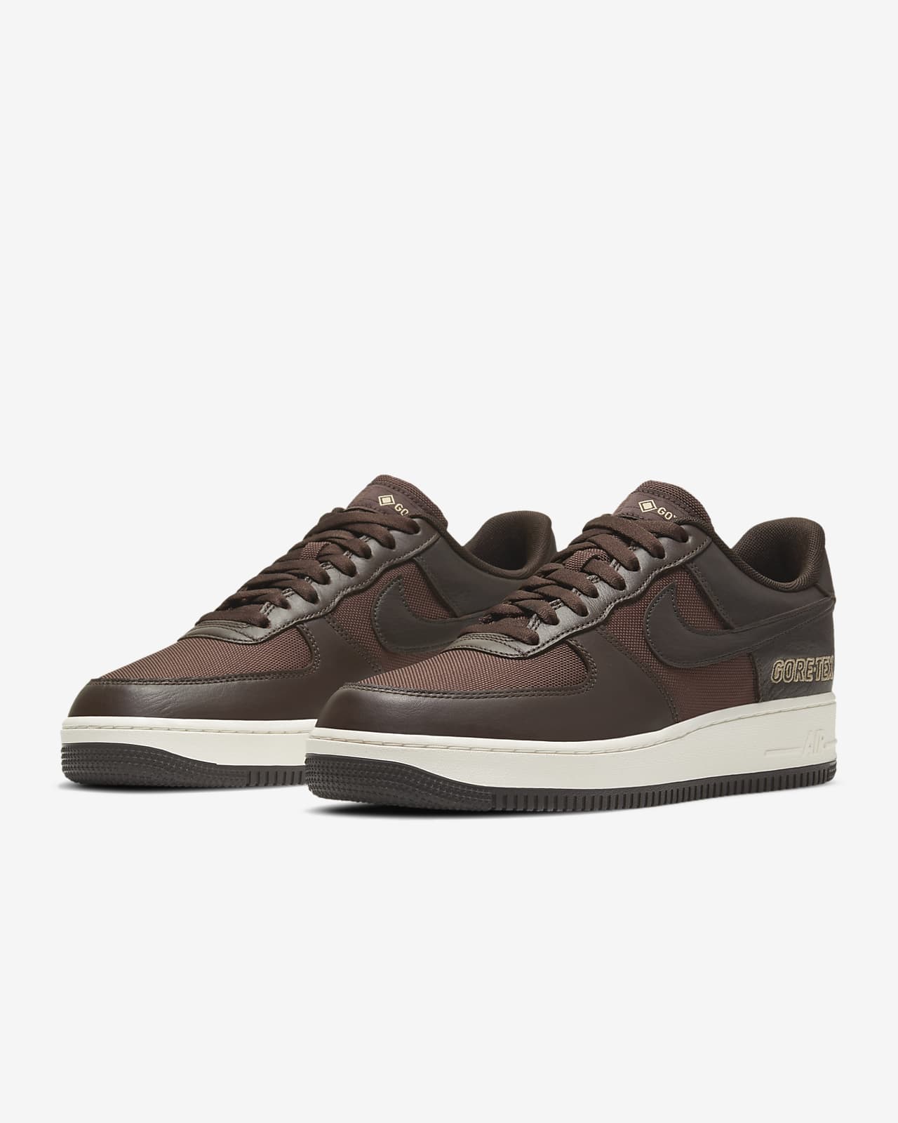 nike air force brown shoes