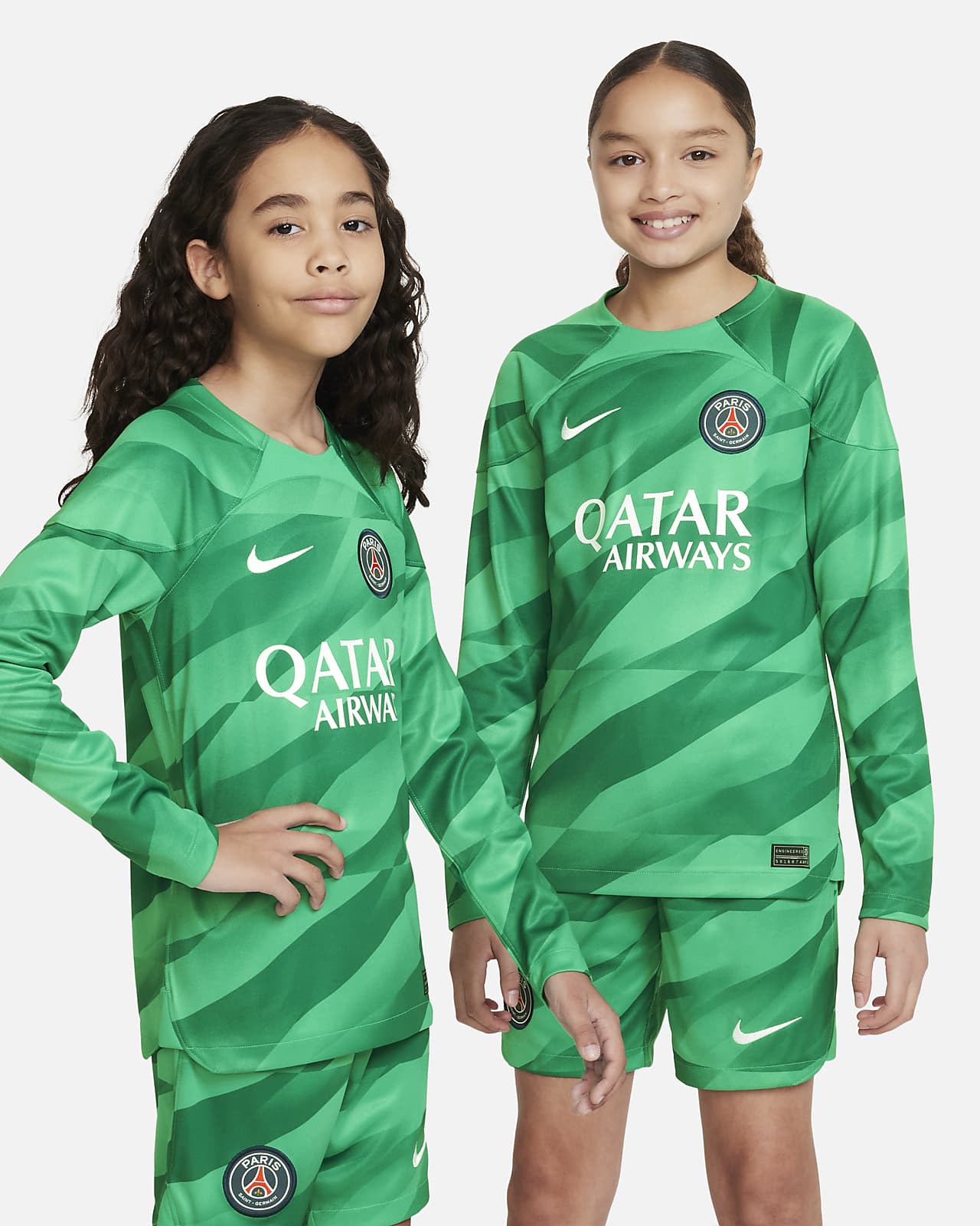 Brankářský fotbalový dres Nike Dri-FIT Paris Saint-Germain Stadium 2023/24 pro větší děti