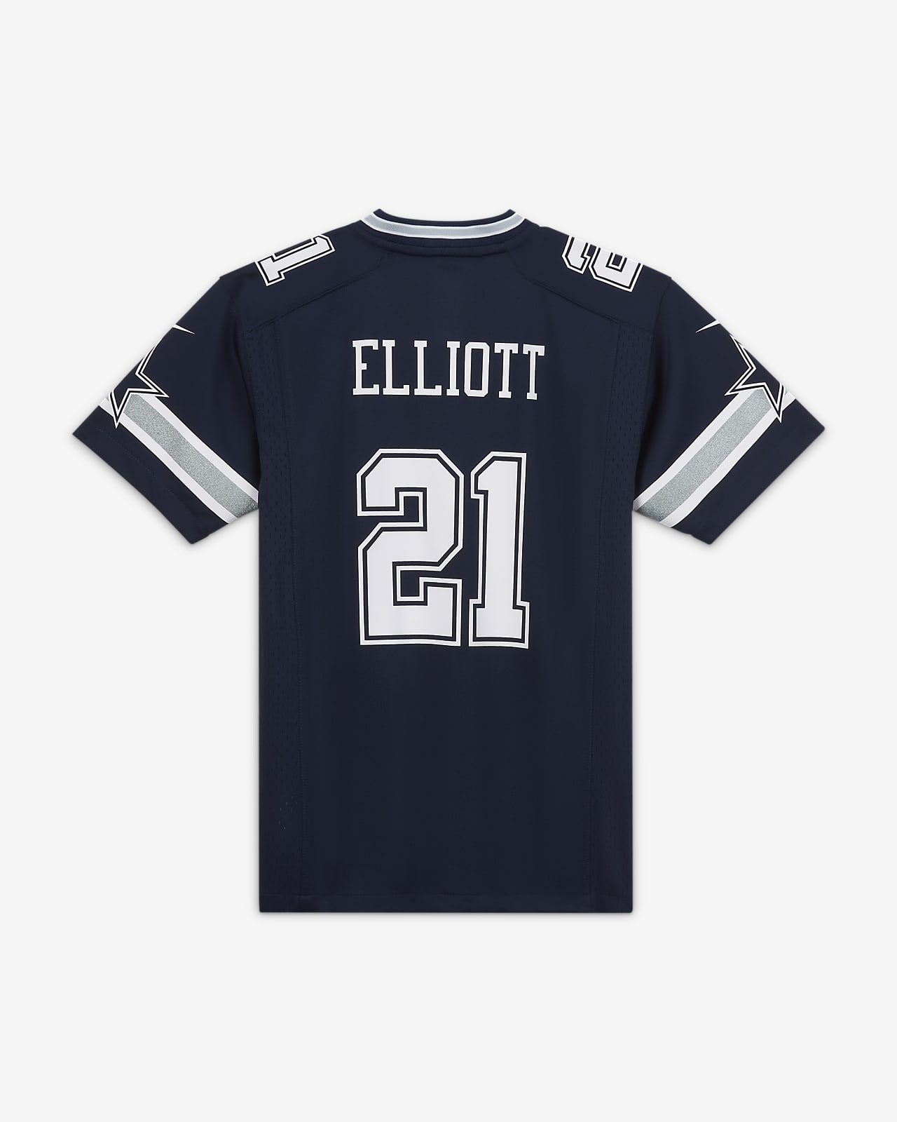 Men's Nike Dallas Cowboys Ezekiel Elliott Game NFL Replica Jersey