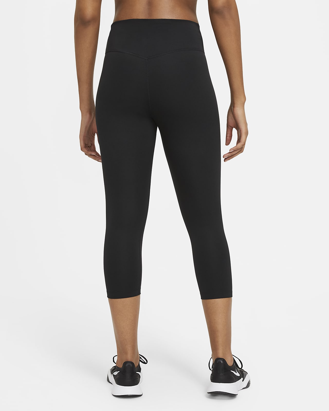 Nike NIKE OneWomen's Mid-Rise Crop Leggings DD0247-010, Black/White,  X-Small : : Clothing, Shoes & Accessories