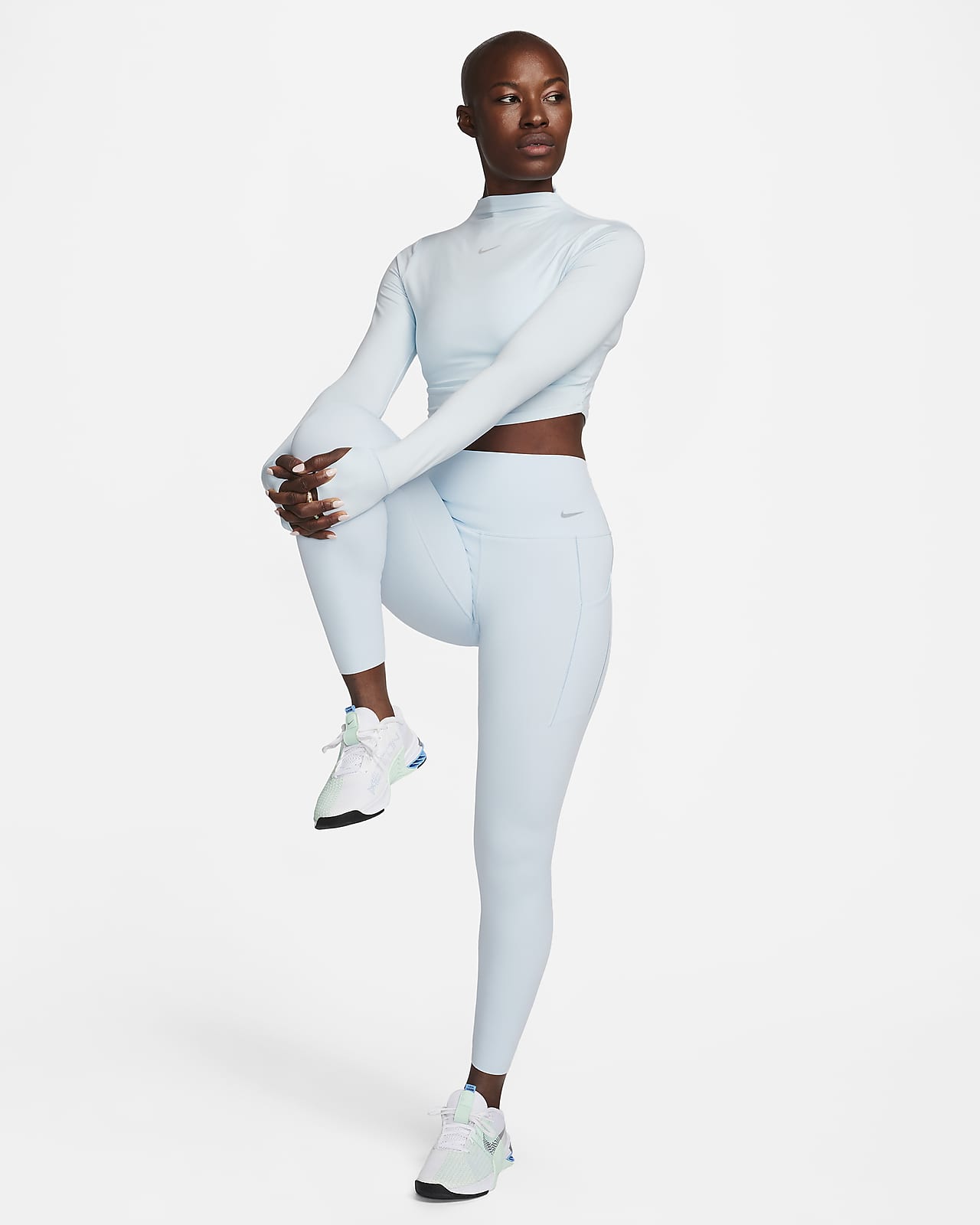 Nike Dri-FIT One Women's Standard Fit Long-Sleeve Top (Plus Size). Nike IN