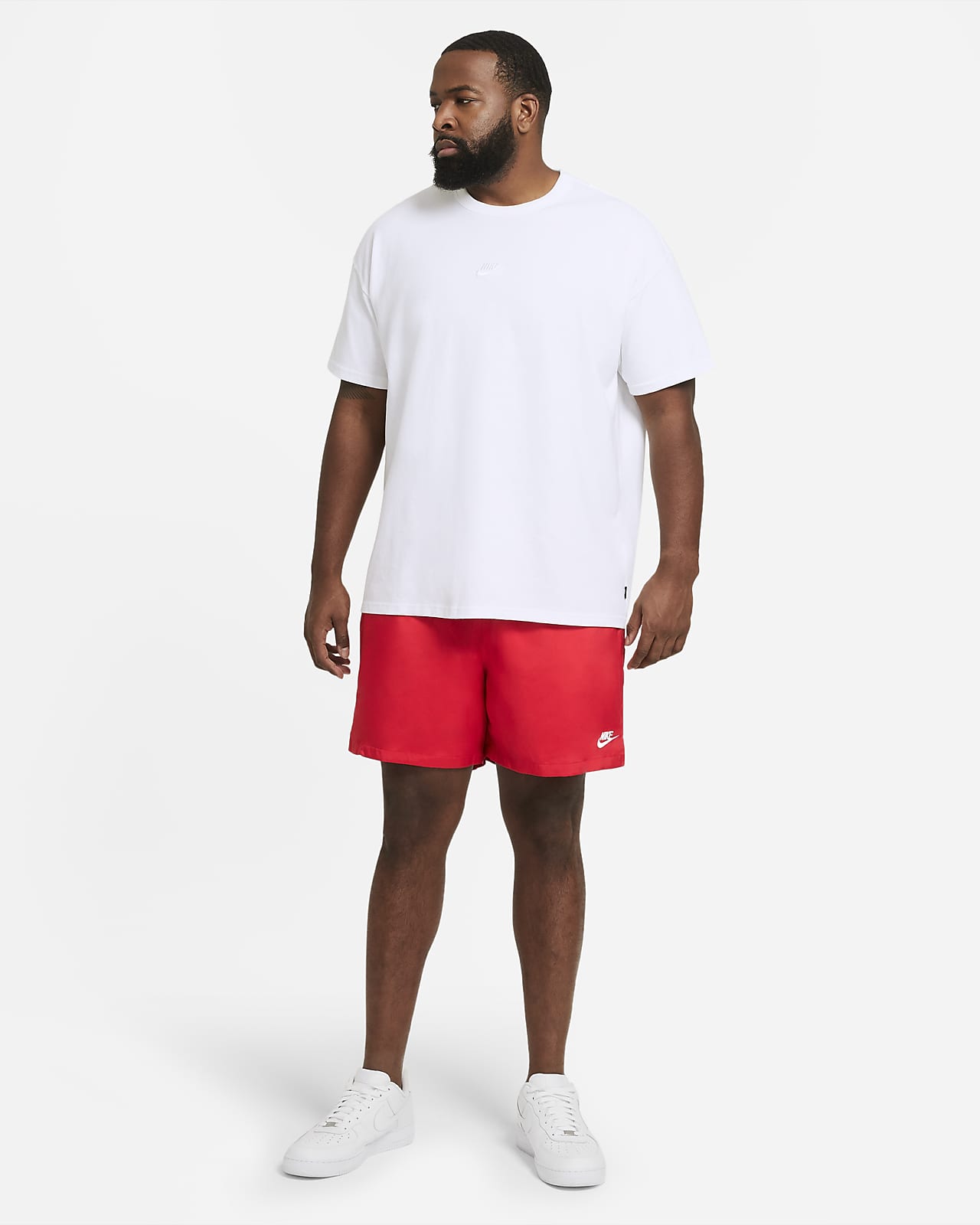 nike sportswear shorts red
