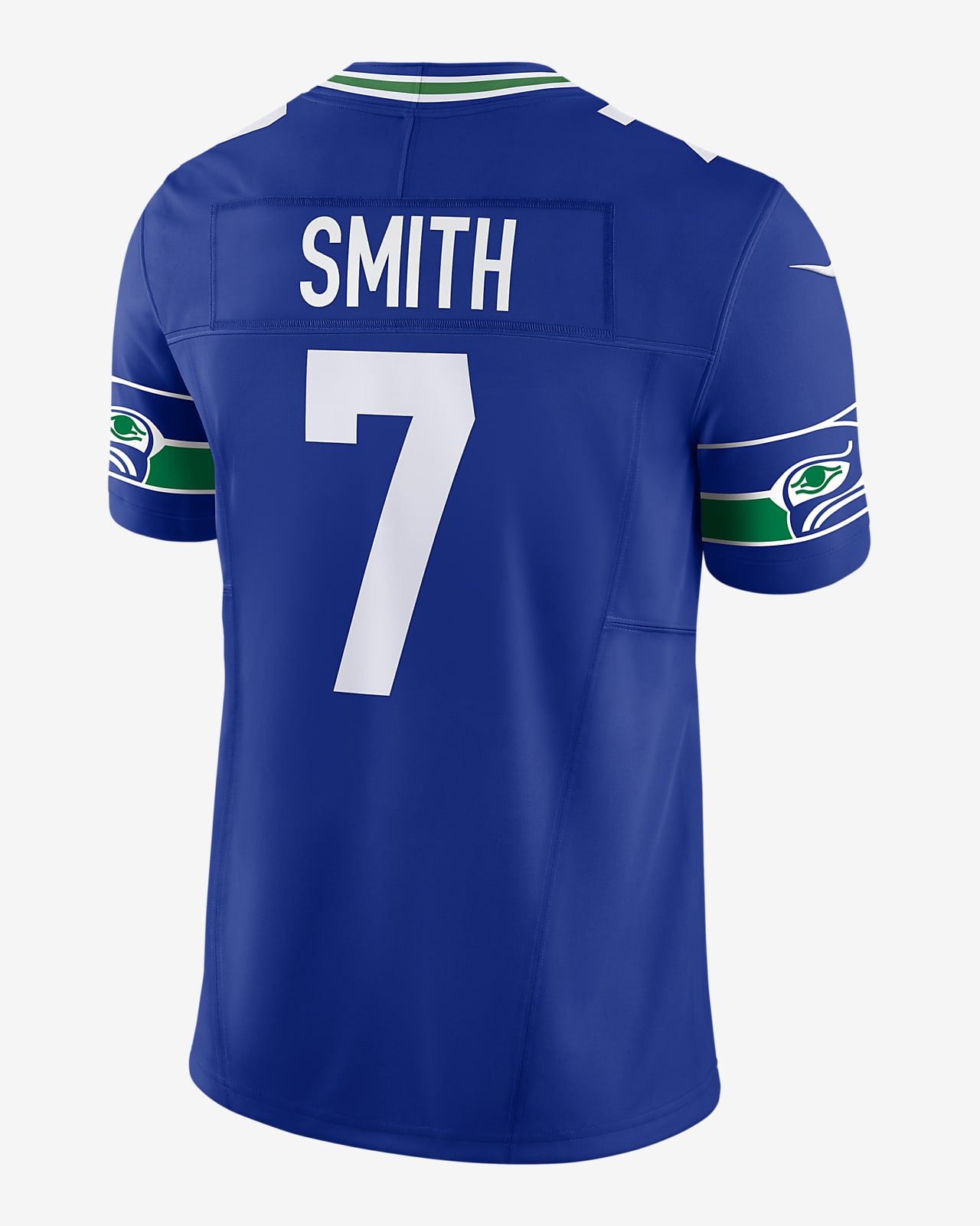 Geno Smith Seattle Seahawks Men's Nike Dri-FIT NFL Limited Football Jersey.