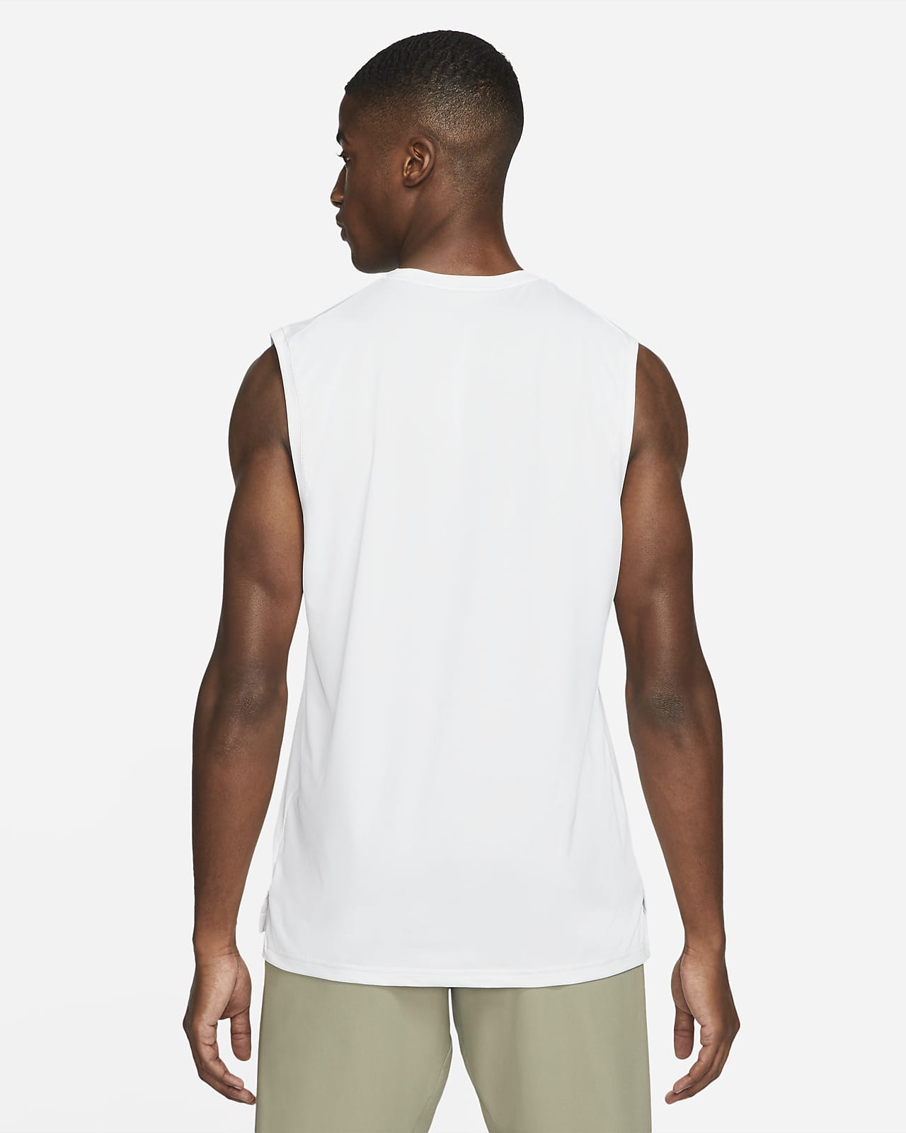 Check out Nike Pro Compression Top - 838085-100 - by Nike in  white / black in Sleeveless - Men - T-Shirts - Clothing - Sleeveless,  FITNESS/WORKOUT, at .
