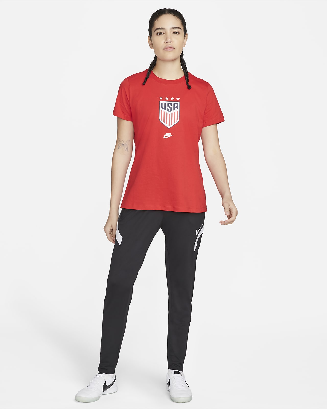 MetroMissileDesigns Play Like A Girl Shirt - USA Women's Soccer Tee - Women's National Team T-Shirt - World Cup Tee - Championship Shirt - Soccer T-Shirt - Play