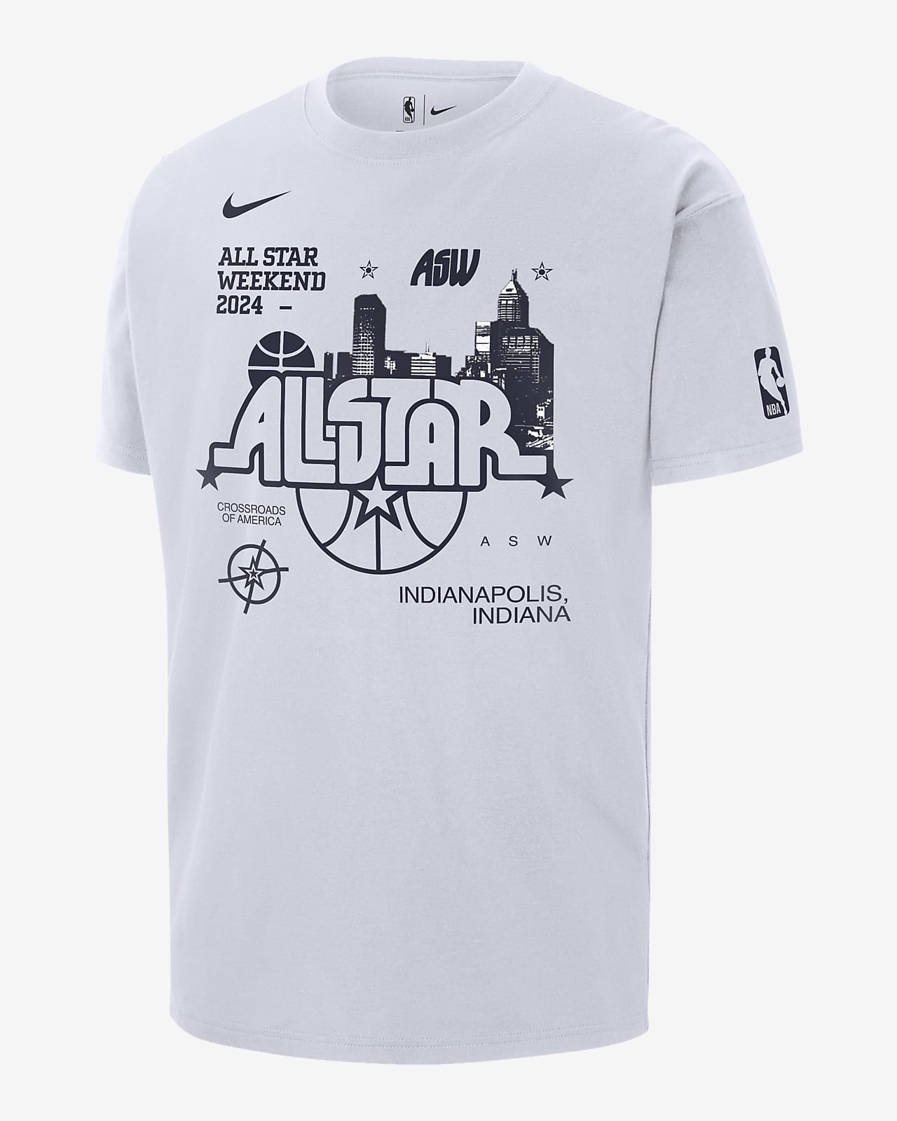 Playera Nike de la NBA Max90 para hombre 2024 All-Star Weekend