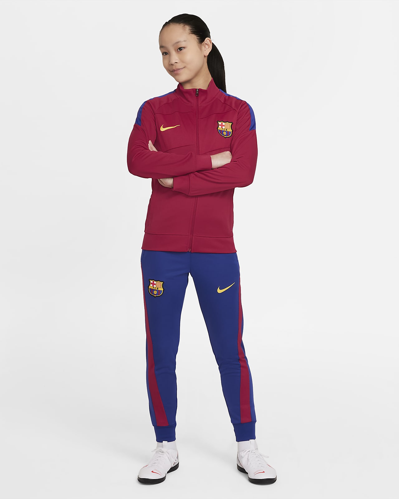 Survêtement de football Nike Dri-FIT FC Barcelona Academy Pro pour Enfant plus âgé