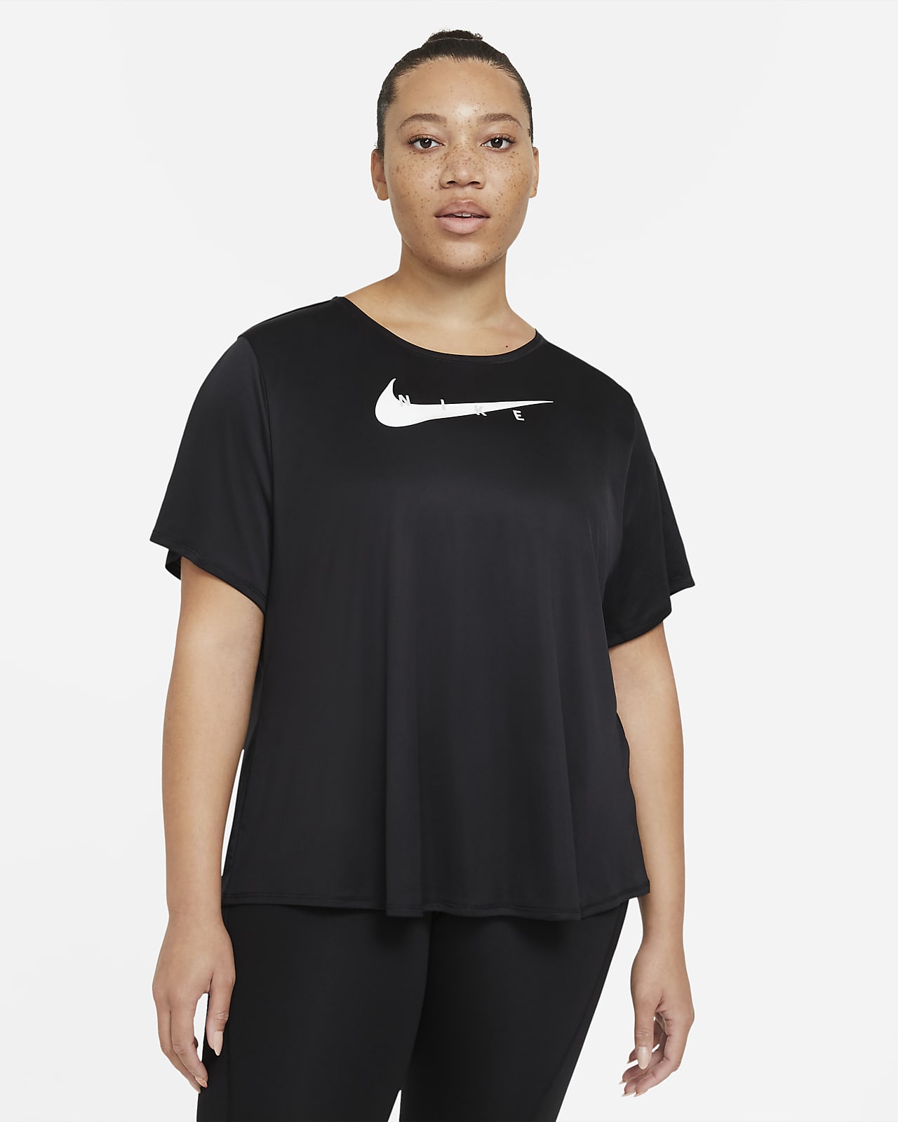 grey nike swoosh top