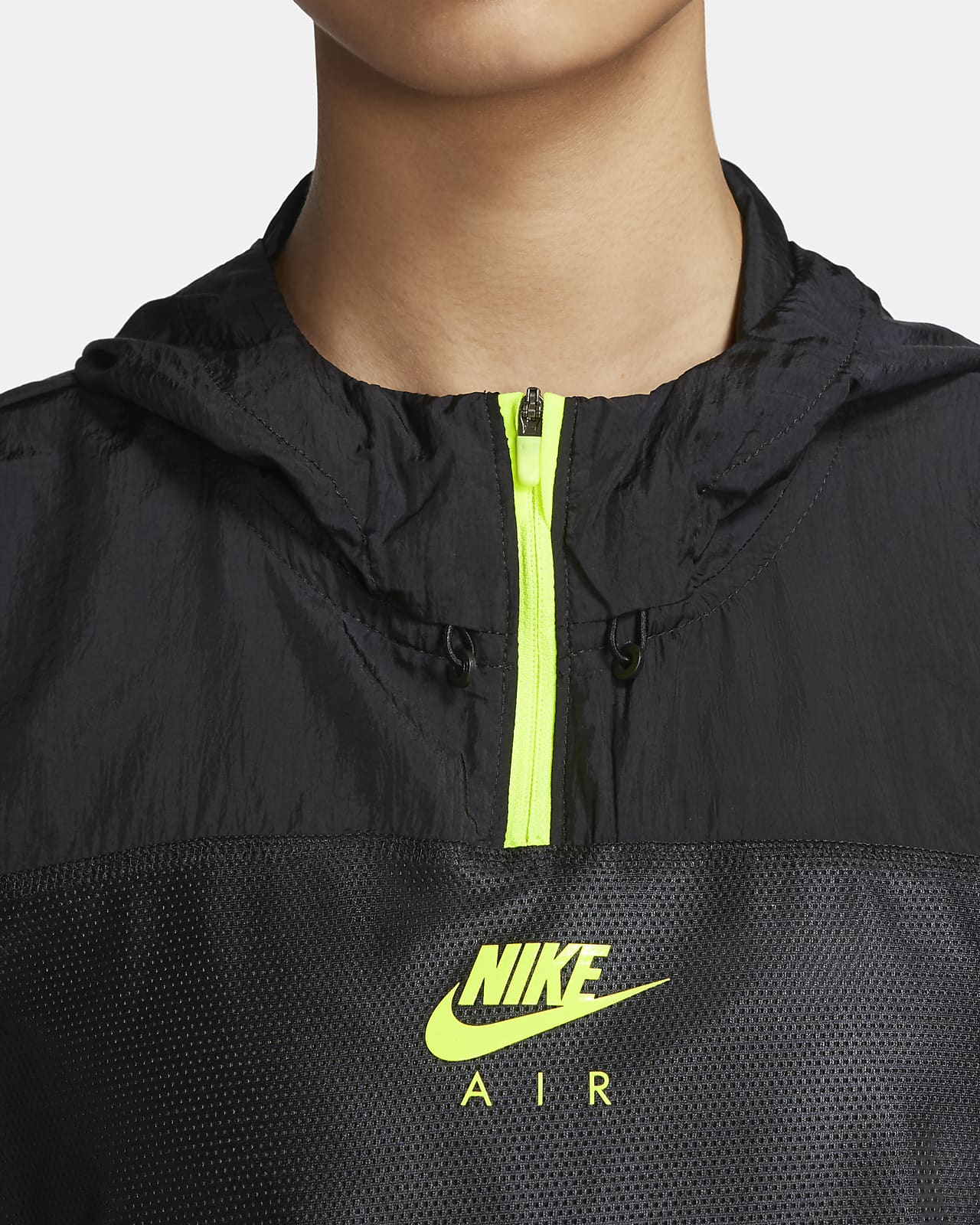 nike air hooded running jacket