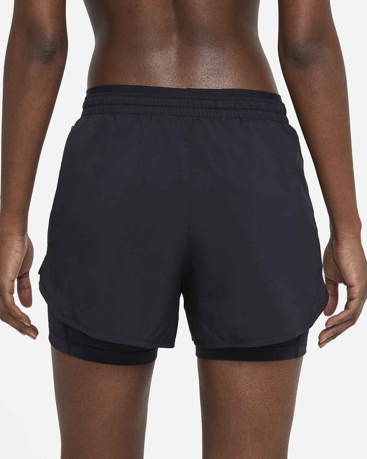 Short Nike Running 2-en-1 Noir pour Femme
