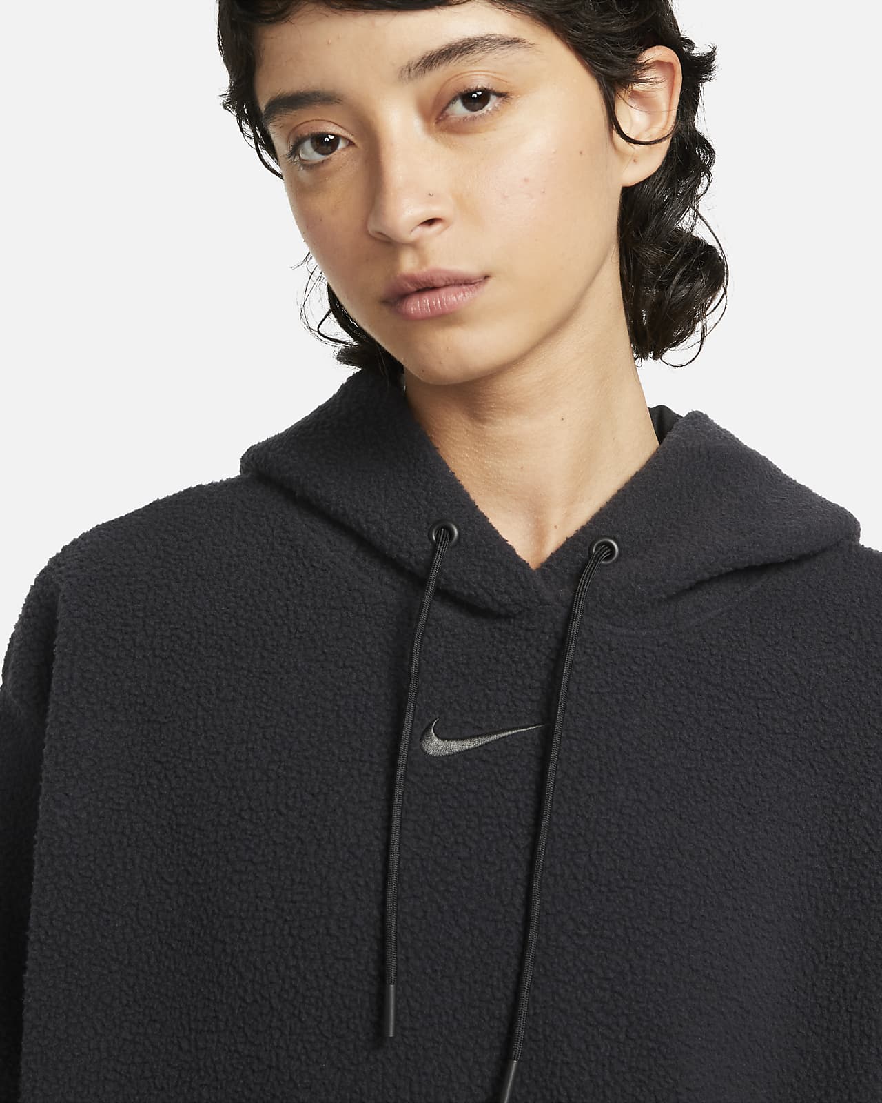 Nike Plush Kadın Kapüşonlu Sweatshirt'ü. TR