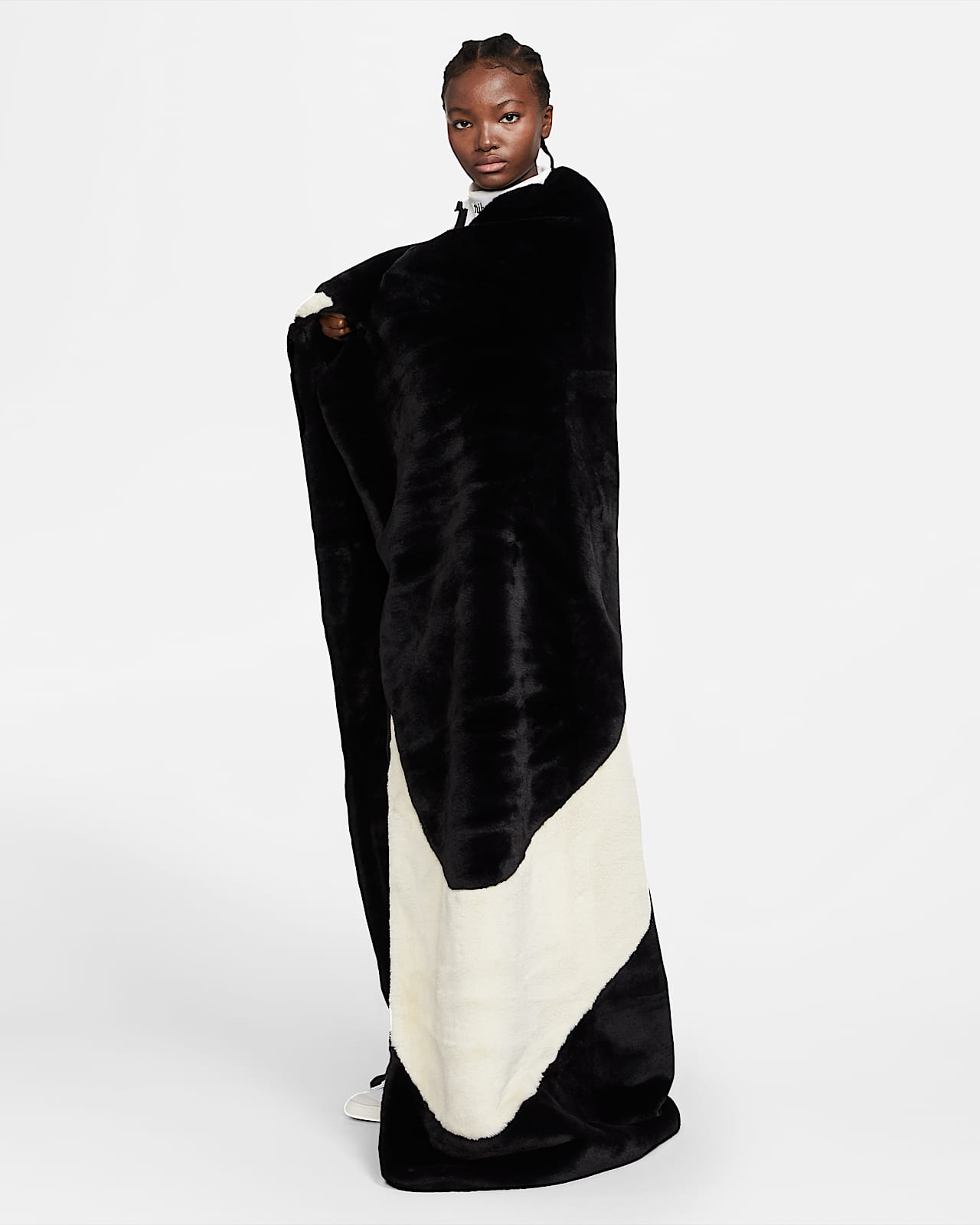 Nike sportswear plush faux fur blanket Clearance