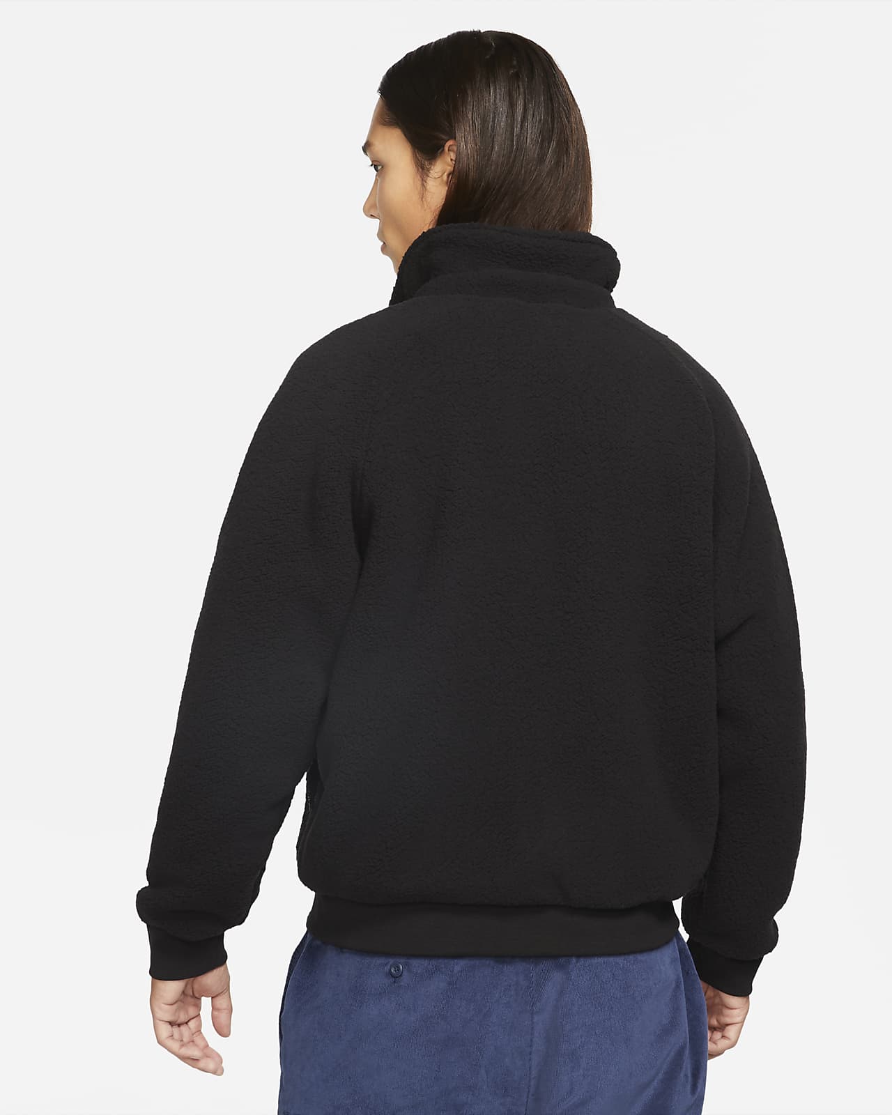 men's sherpa fleece jacket nike sportswear