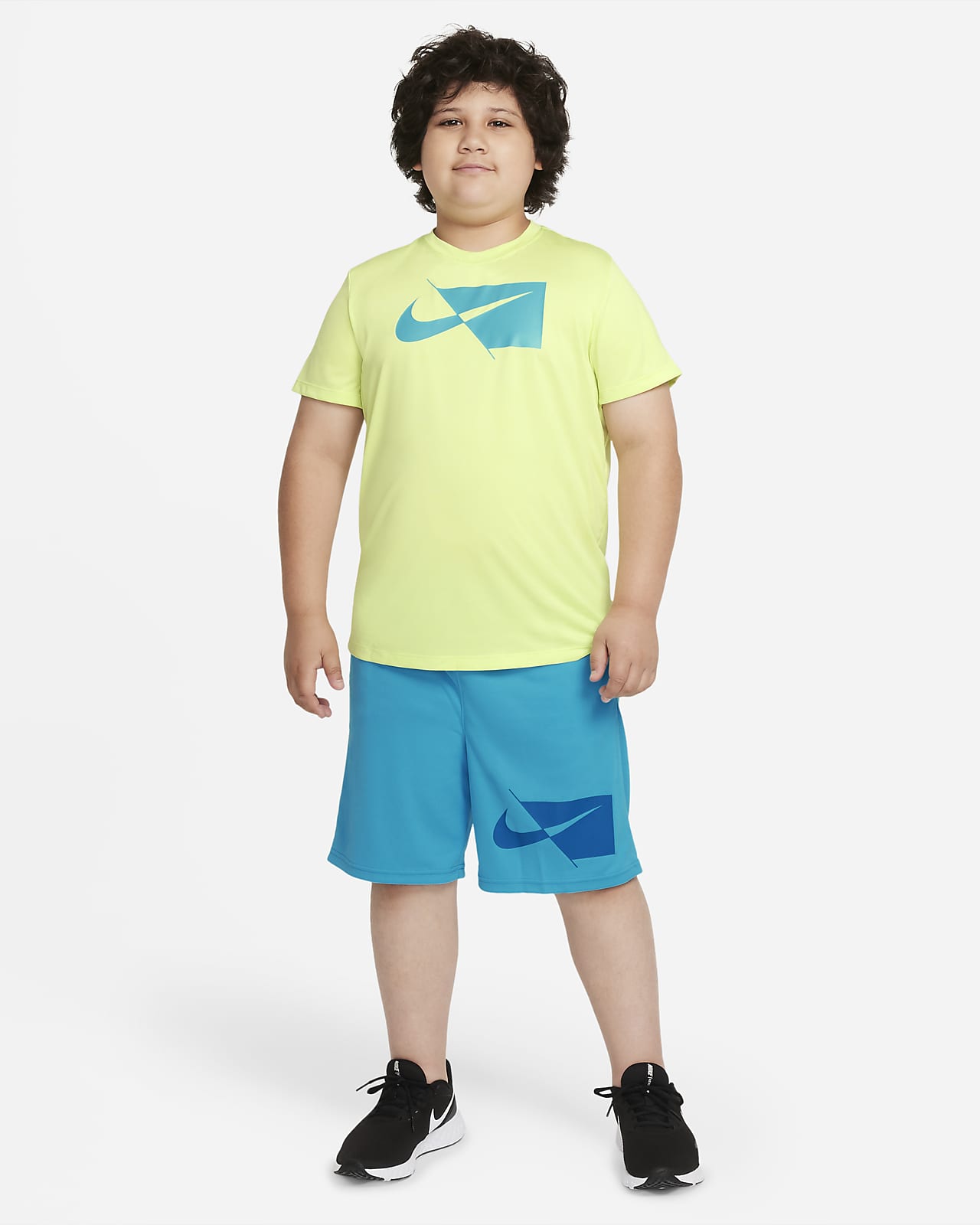 Camiseta de entrenamiento de manga para niños talla grande Nike (talla extendida). Nike.com