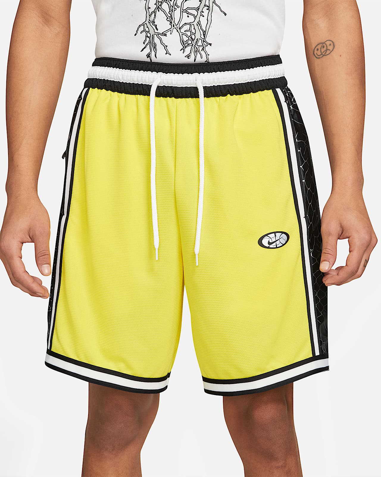 yellow nike basketball shorts