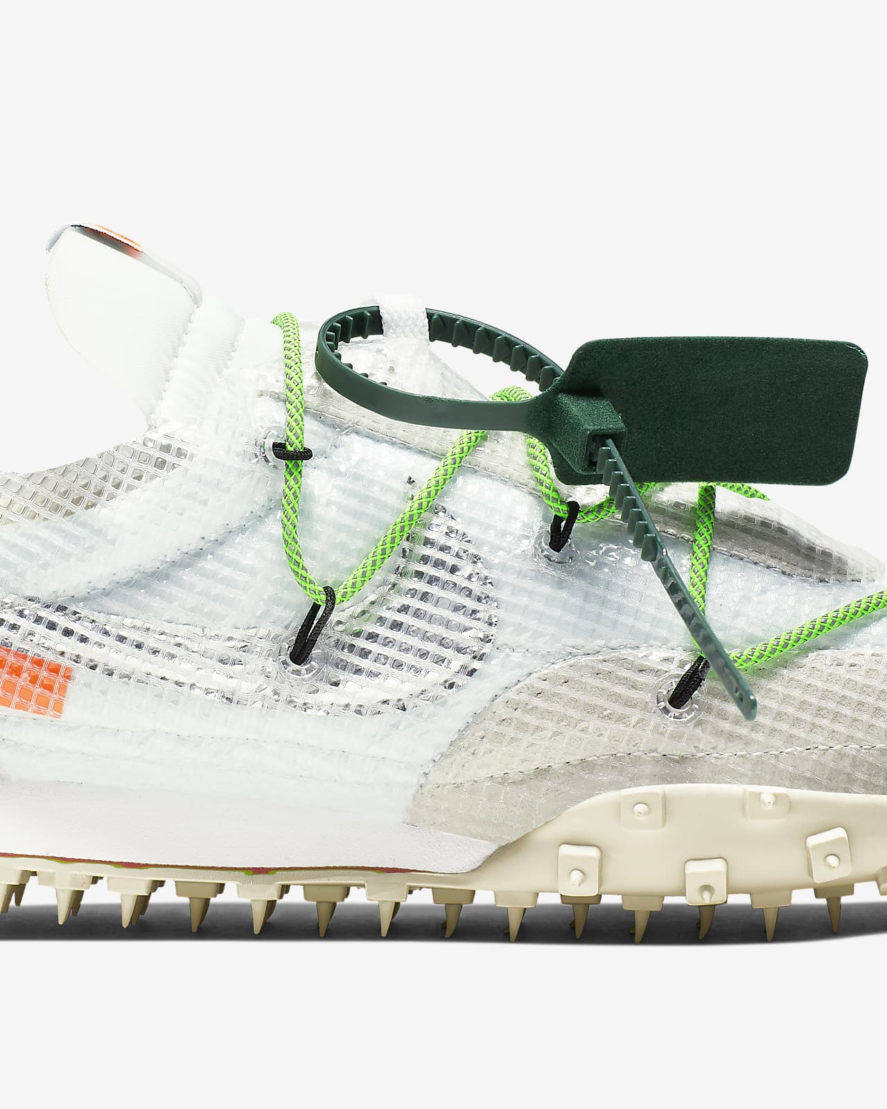 Nike Off-White x Wmns Waffle Racer 'Electric Green