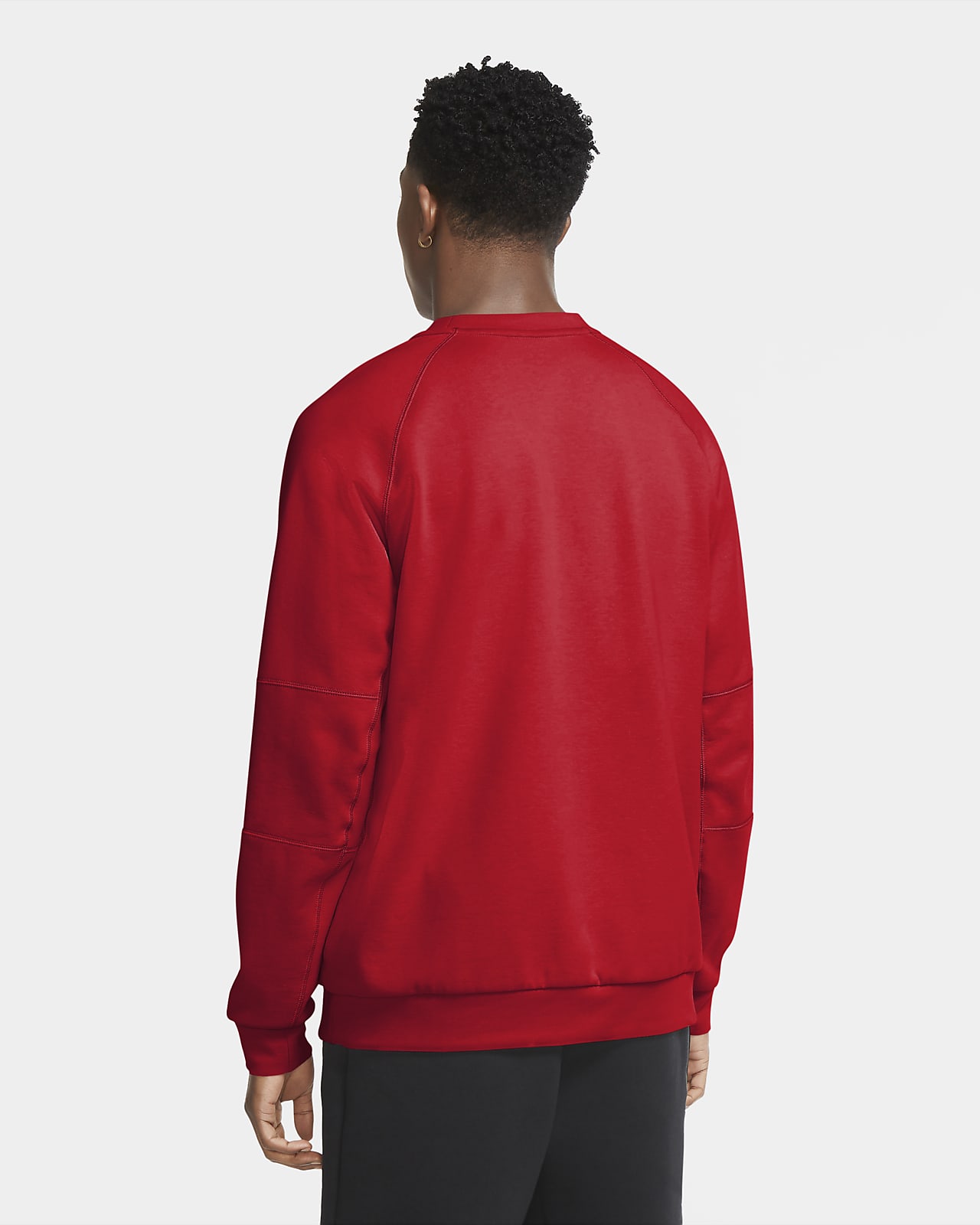 nike sportswear men's fleece crew