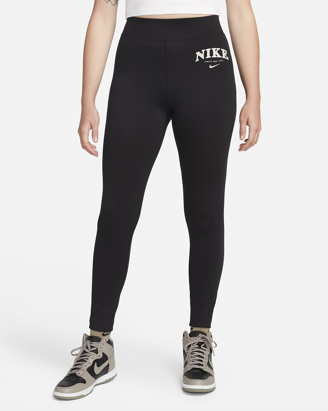 Portret Filosofisch Wat leuk Nike Sportswear Legging met hoge taille en logo voor dames. Nike NL