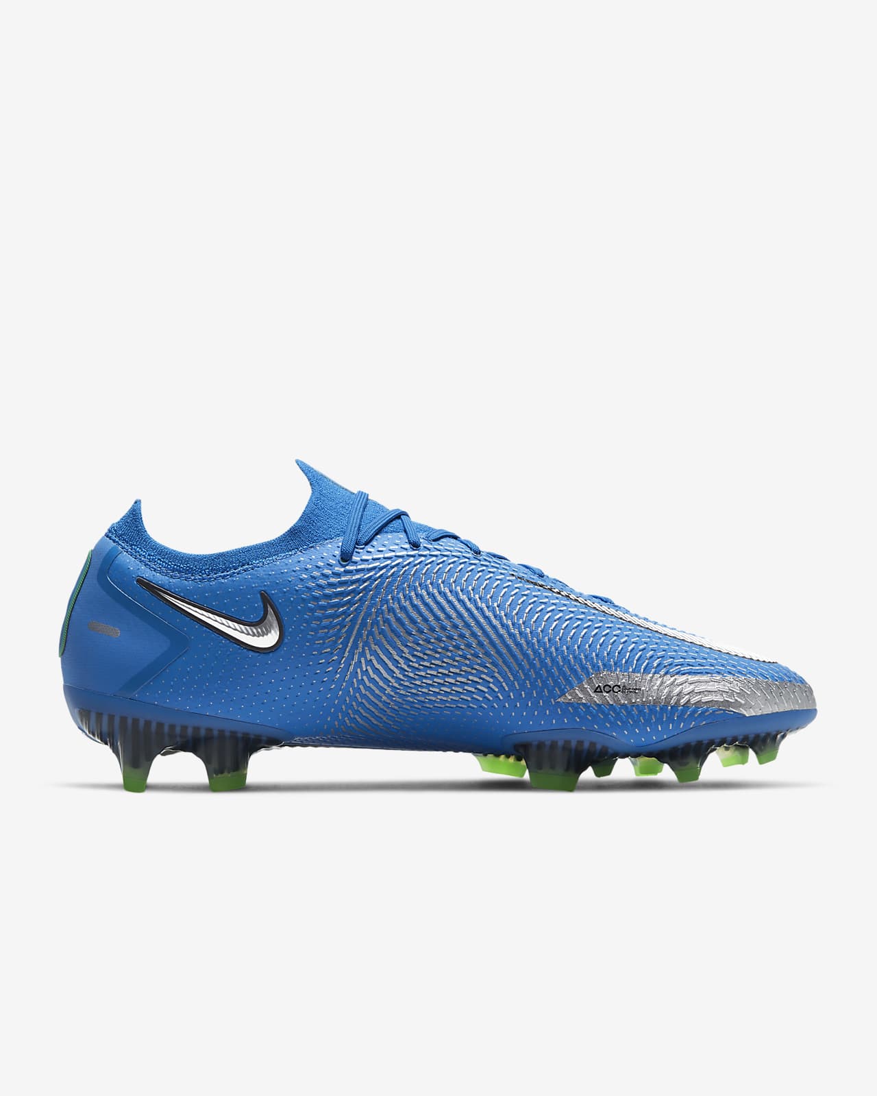 crampon nike phantom bleu