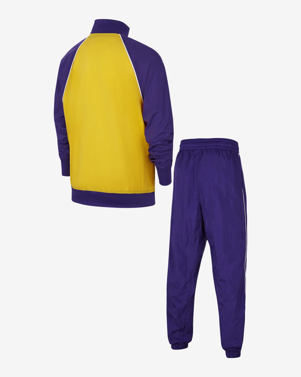 nike lakers varsity jacket
