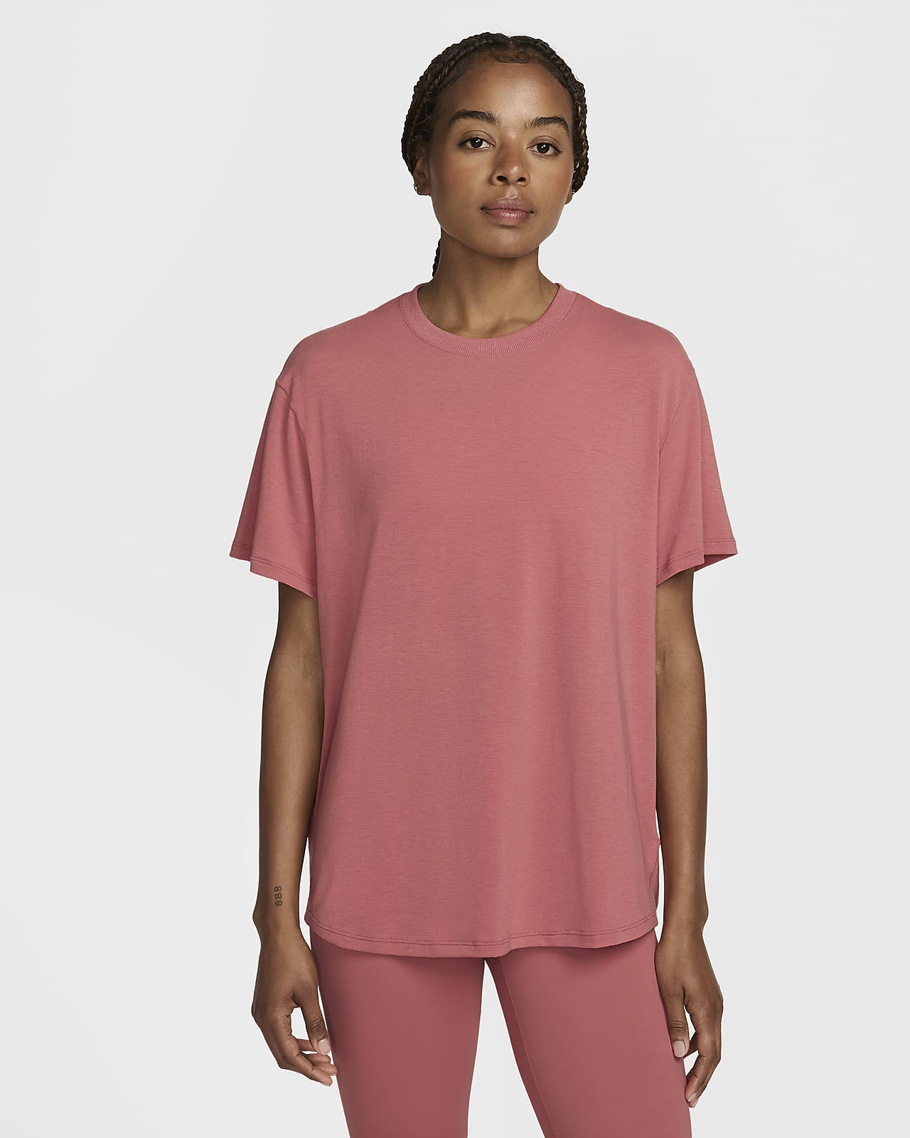 Top a manica corta Dri-FIT Nike One Relaxed – Donna