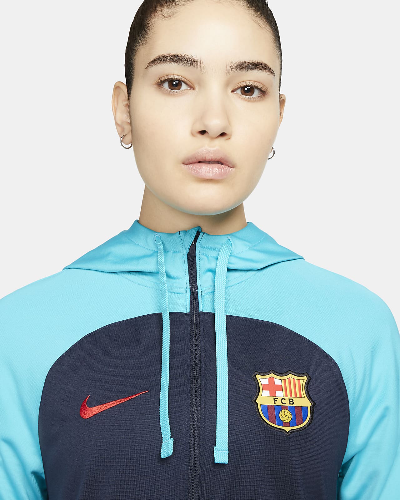 F.C. Barcelona Strike Women's Nike Dri-FIT Knit Football Tracksuit. Nike SA