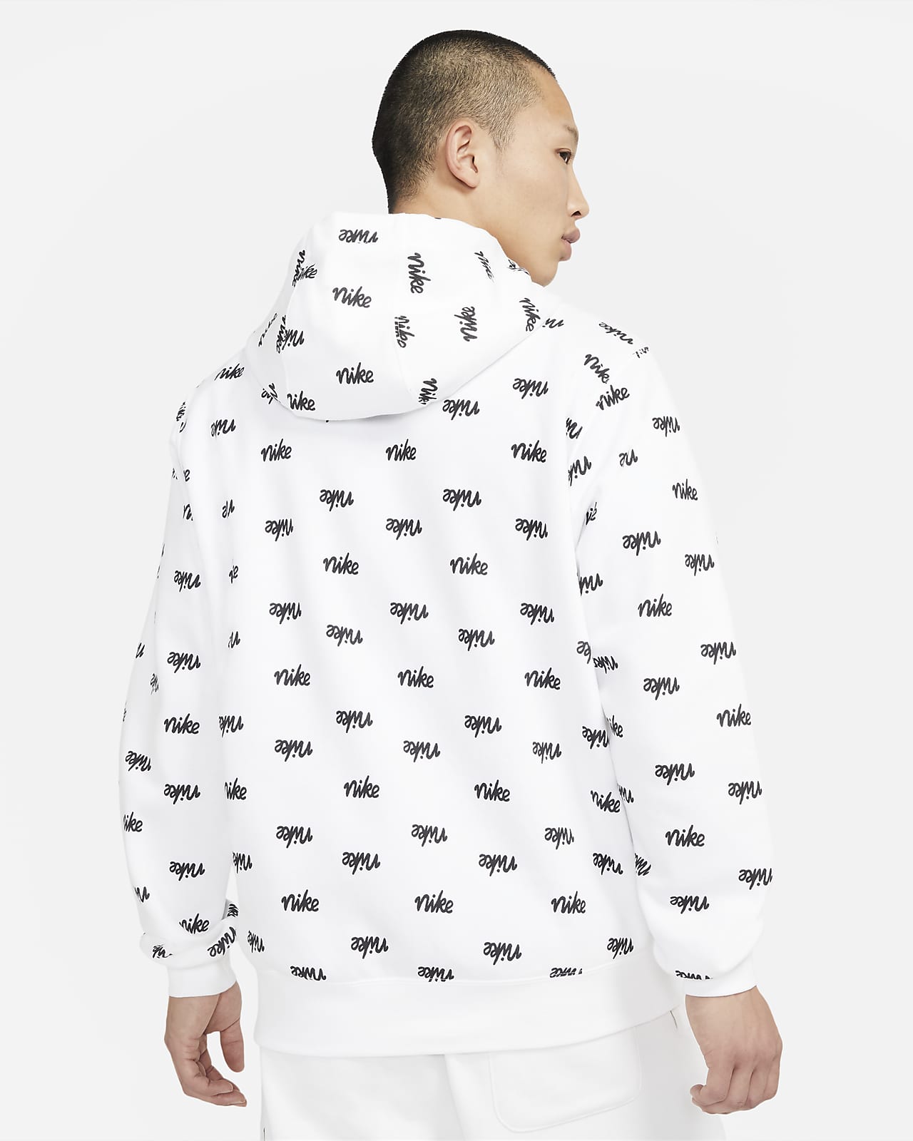 nike pattern hoodie