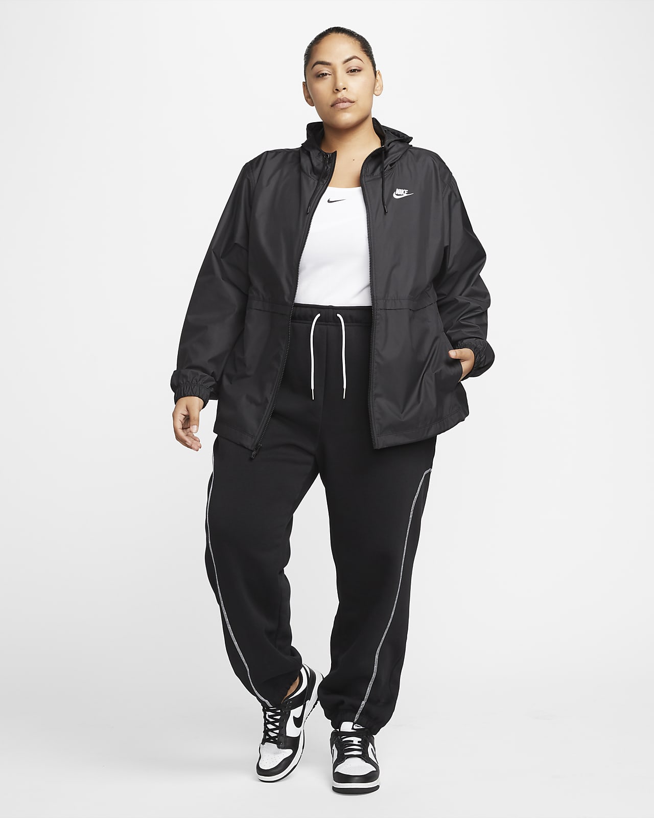 plus size nike coat womens