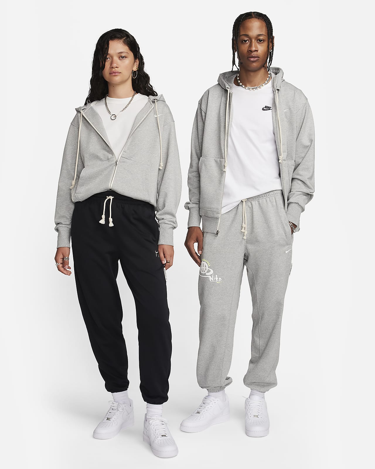 Nike zip sale sweatpants