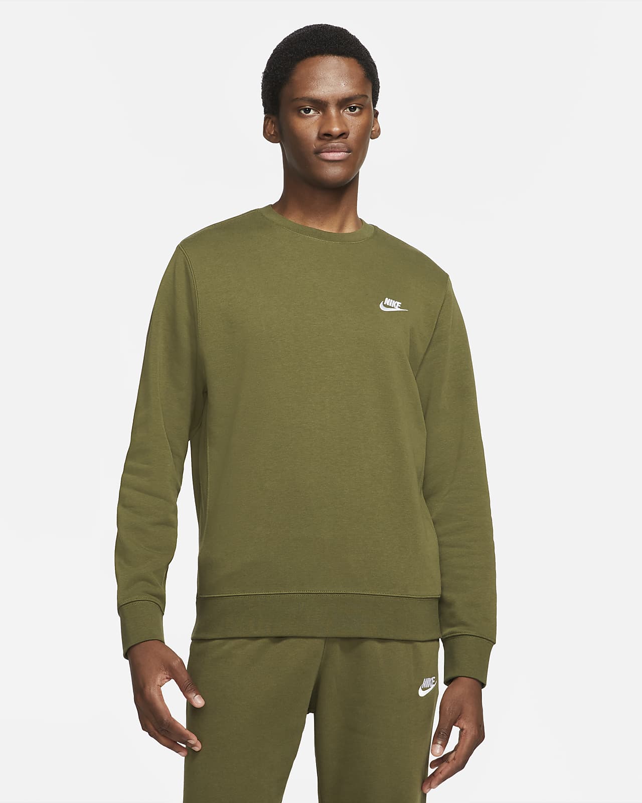 men's french terry crew nike sportswear