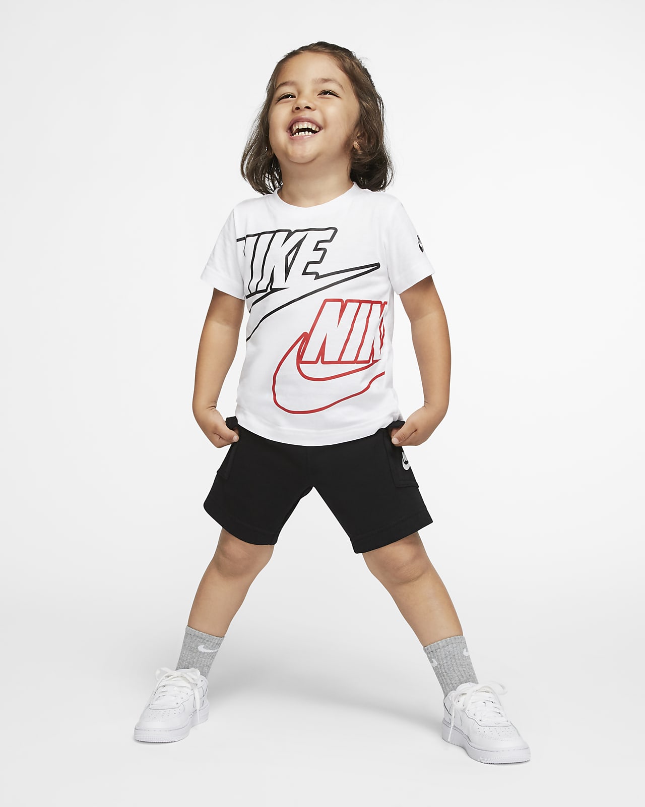Separar espiritual loto Conjunto de playera y shorts para bebé Nike Sportswear. Nike.com