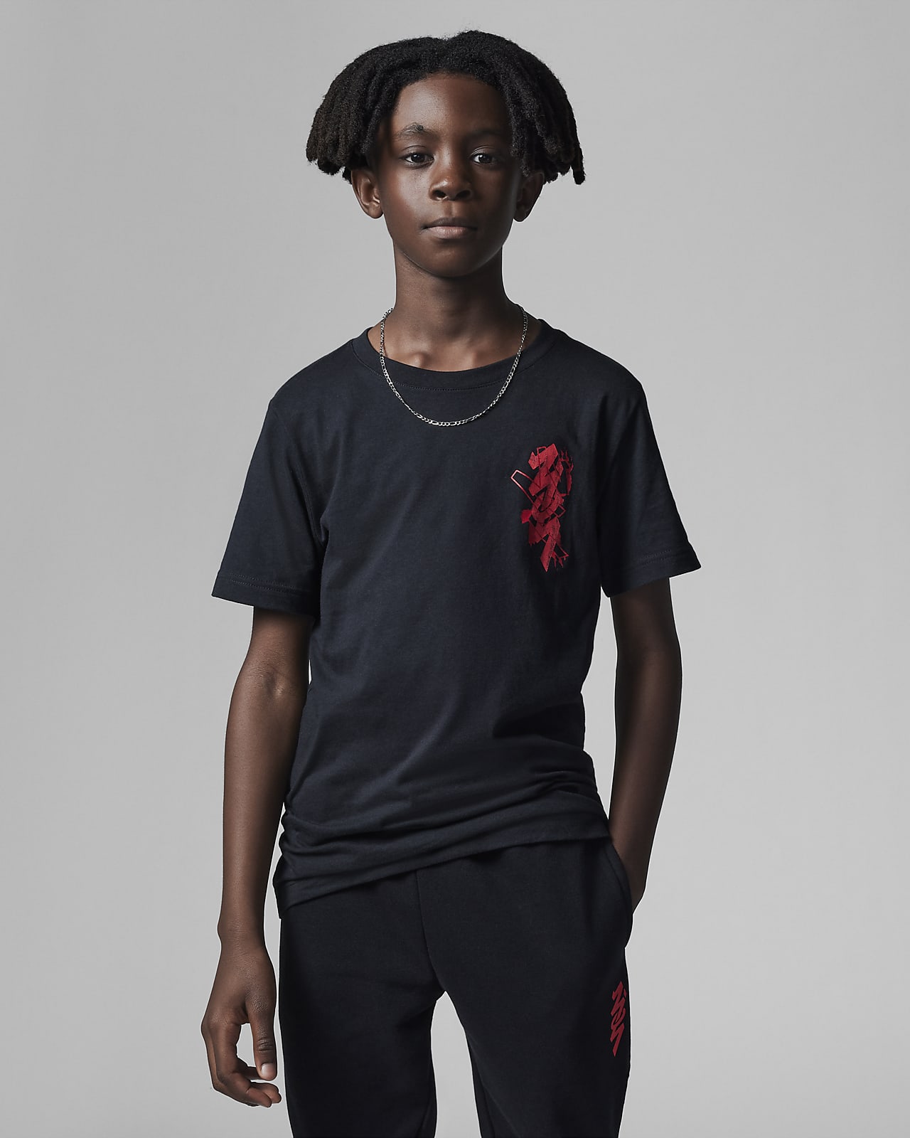 Jordan Zion MJ Tee Older Kids' T-Shirt. Nike AT