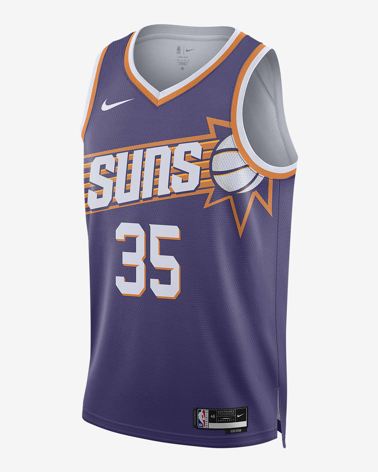 Pornix Com - Jersey Nike Dri-Fit de la NBA Swingman Phoenix Suns 2023/24 Icon Edition.  Nike MX