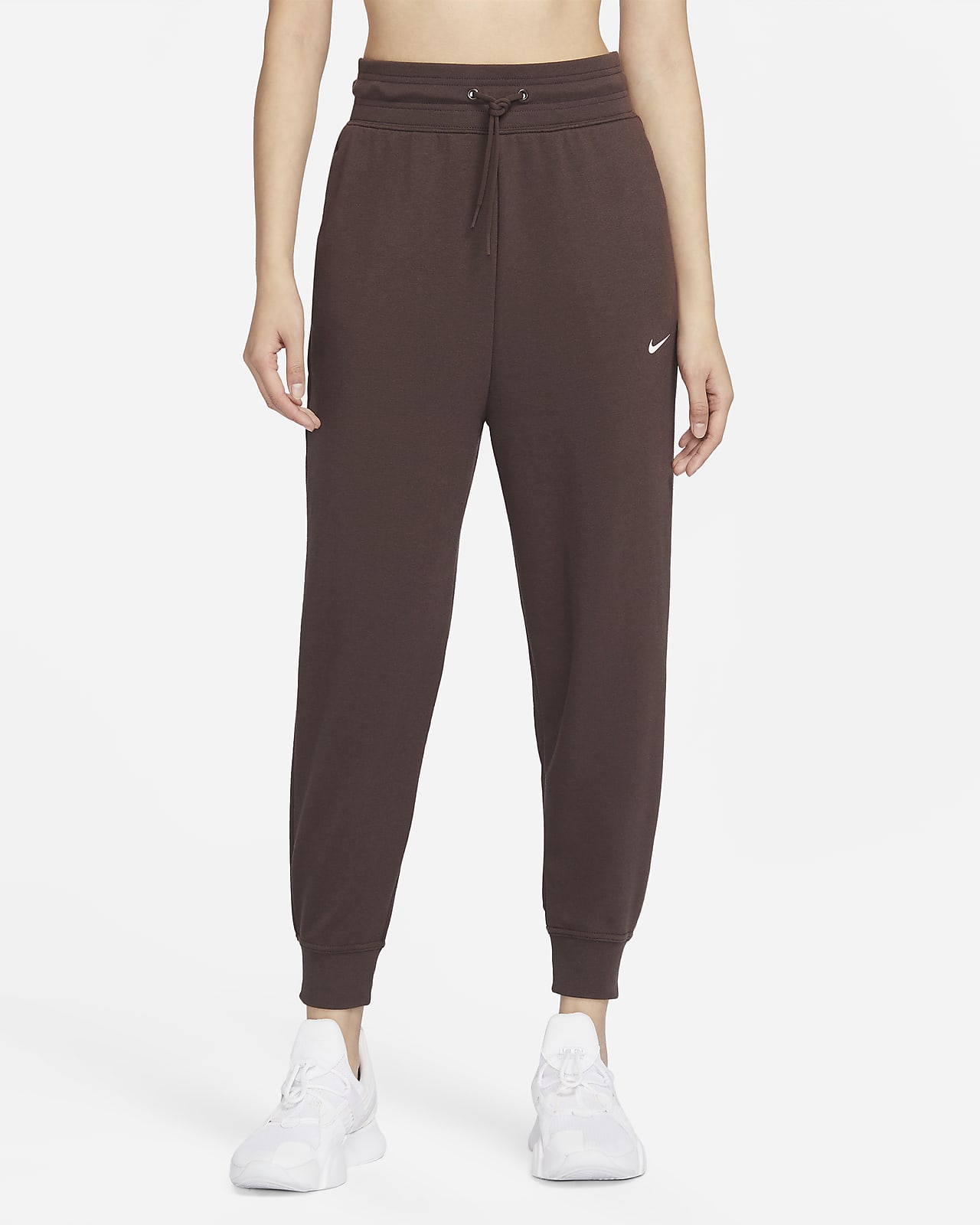 Nike Dri-FIT One Women's High-Waisted 7/8 French Terry Joggers. Nike ID