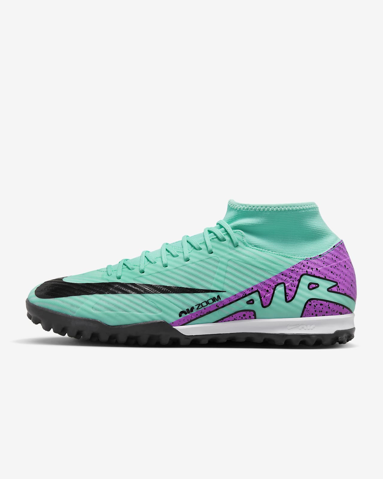 Calzado de f tbol de corte high para pasto sint tico turf Nike Mercurial Superfly 9 Academy