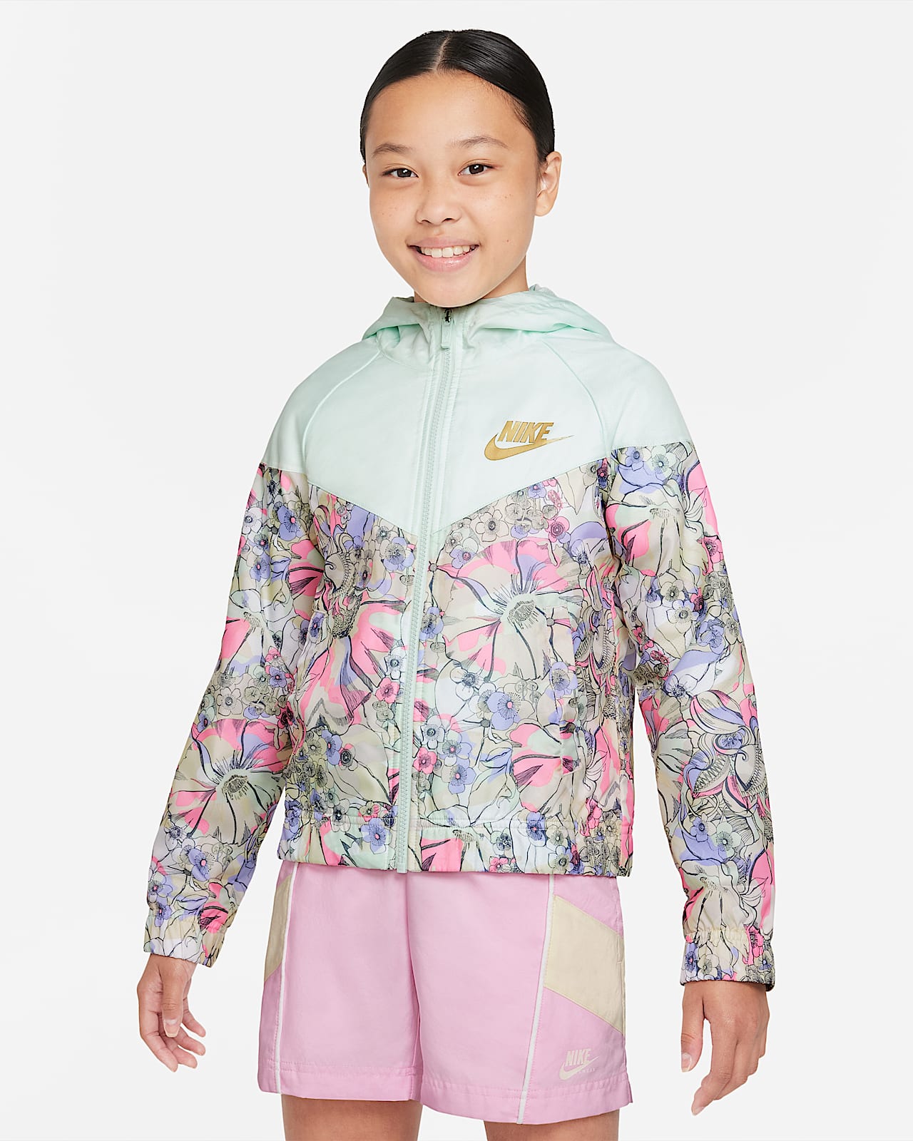 girl windbreakers nike