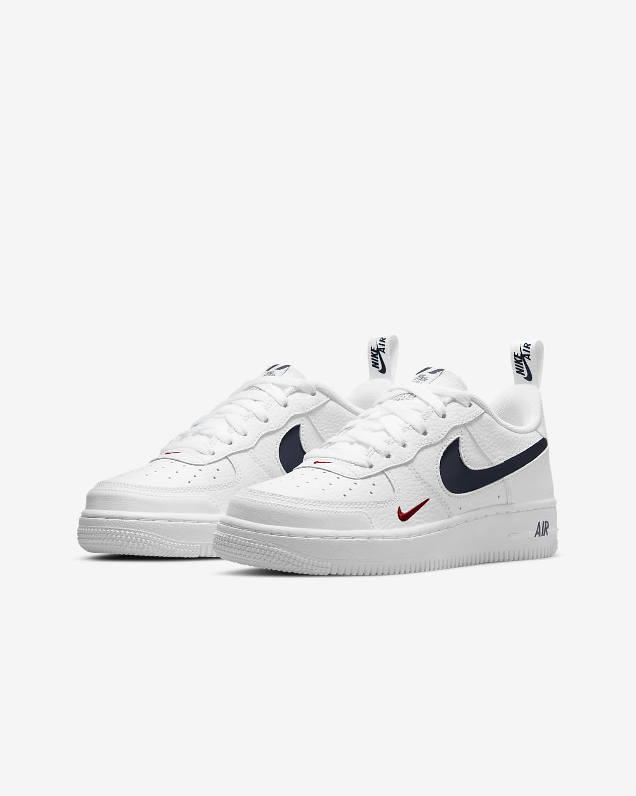 nike air force 1 low white big kids