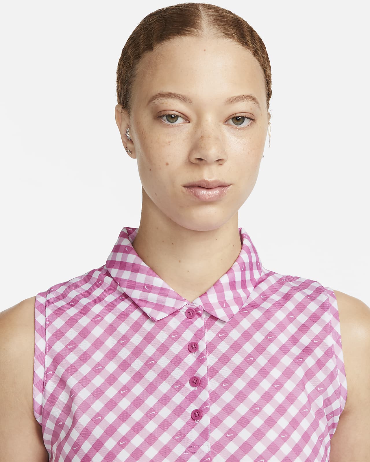 nike sleeveless polo women's