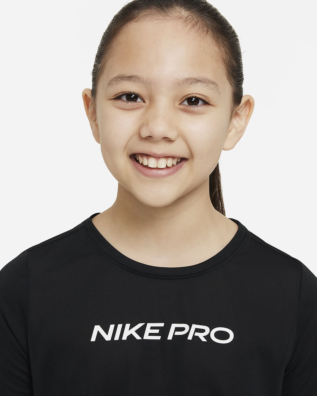 Nike Pro Dri-FIT One Older Kids' (Girls') Top. Nike AE
