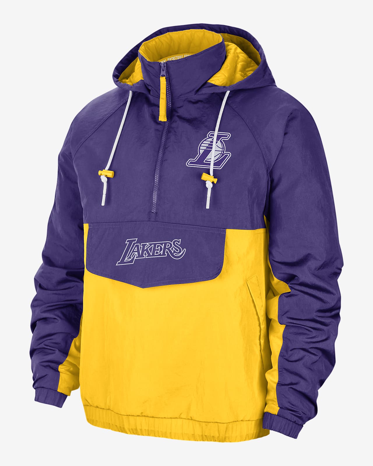 Los Angeles Lakers Courtside Older Kids' Nike NBA Fleece Pullover Hoodie.  Nike FI