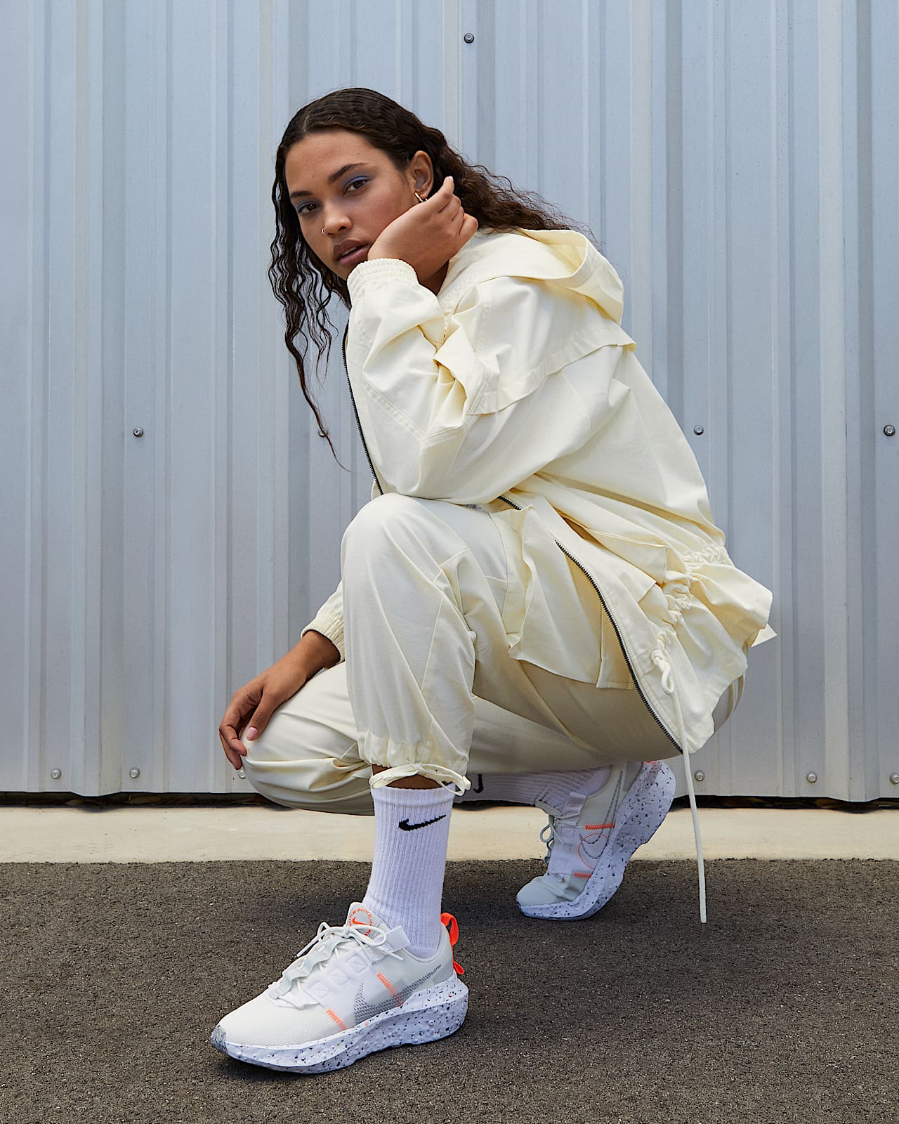 Nike Crater Impact Damesschoen - Wit CW2386-100 - Vergelijk prijzen
