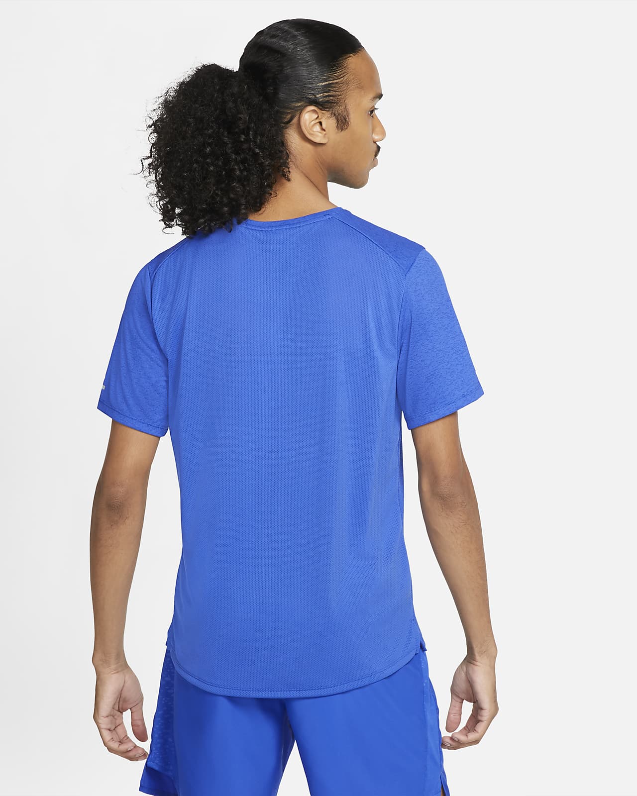 nike dri fit miler blue