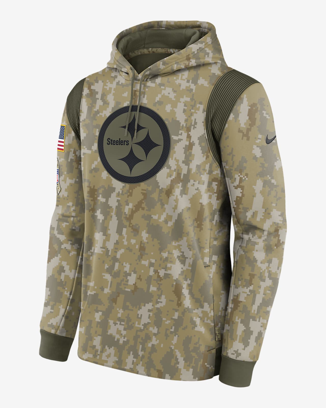 Nike Therma Salute to Service (NFL Pittsburgh Steelers) Men's Hoodie