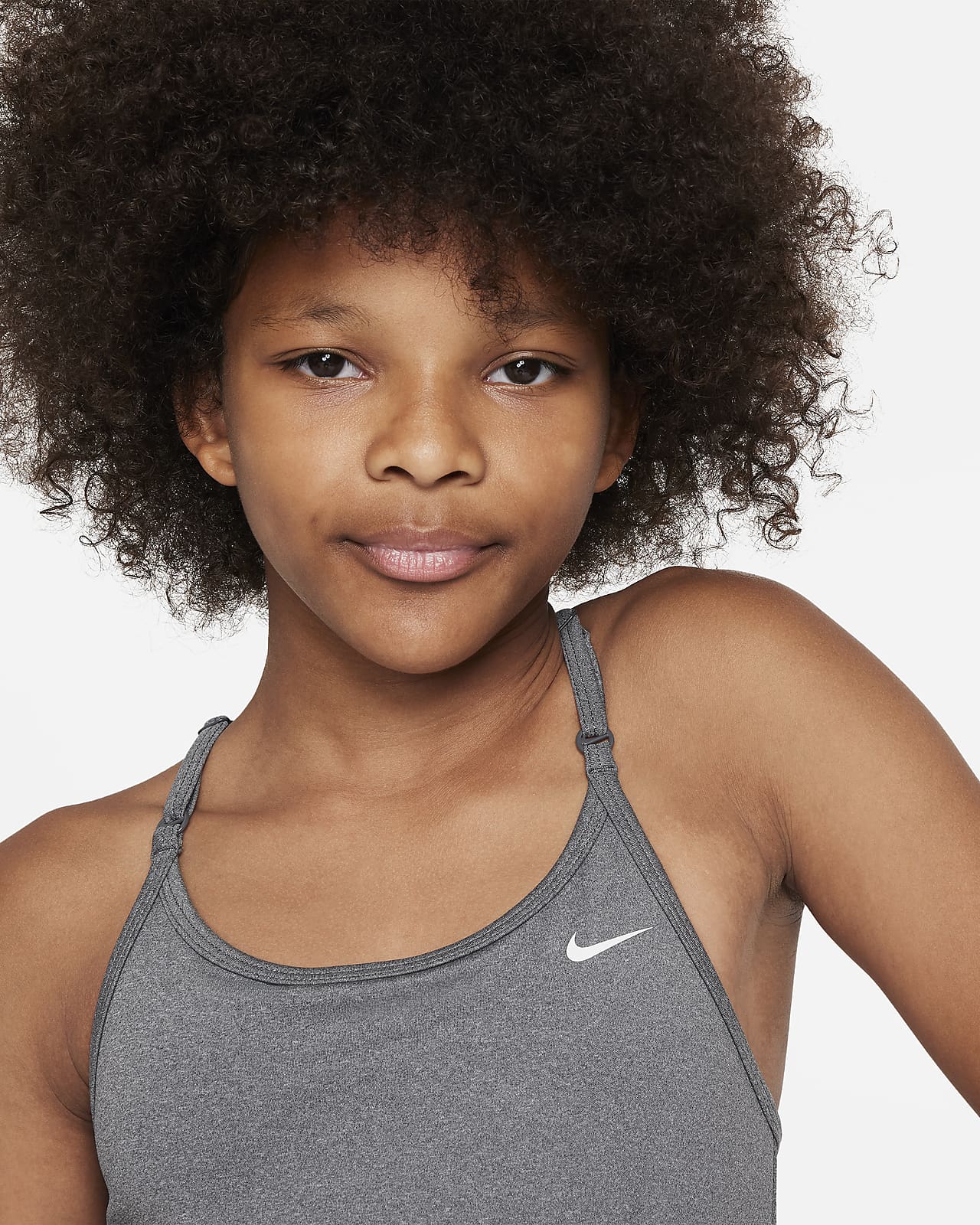 Nike Indy Big Kids' (Girls') Dri-FIT Tank Sports Bra