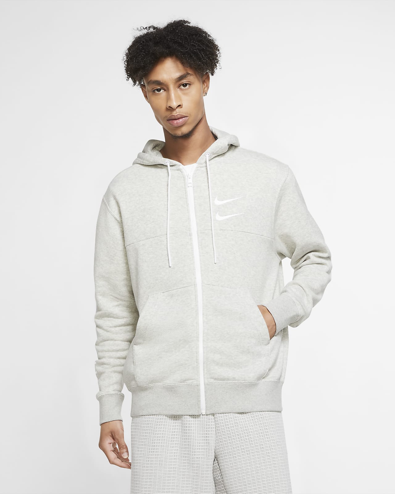 witte nike hoodie