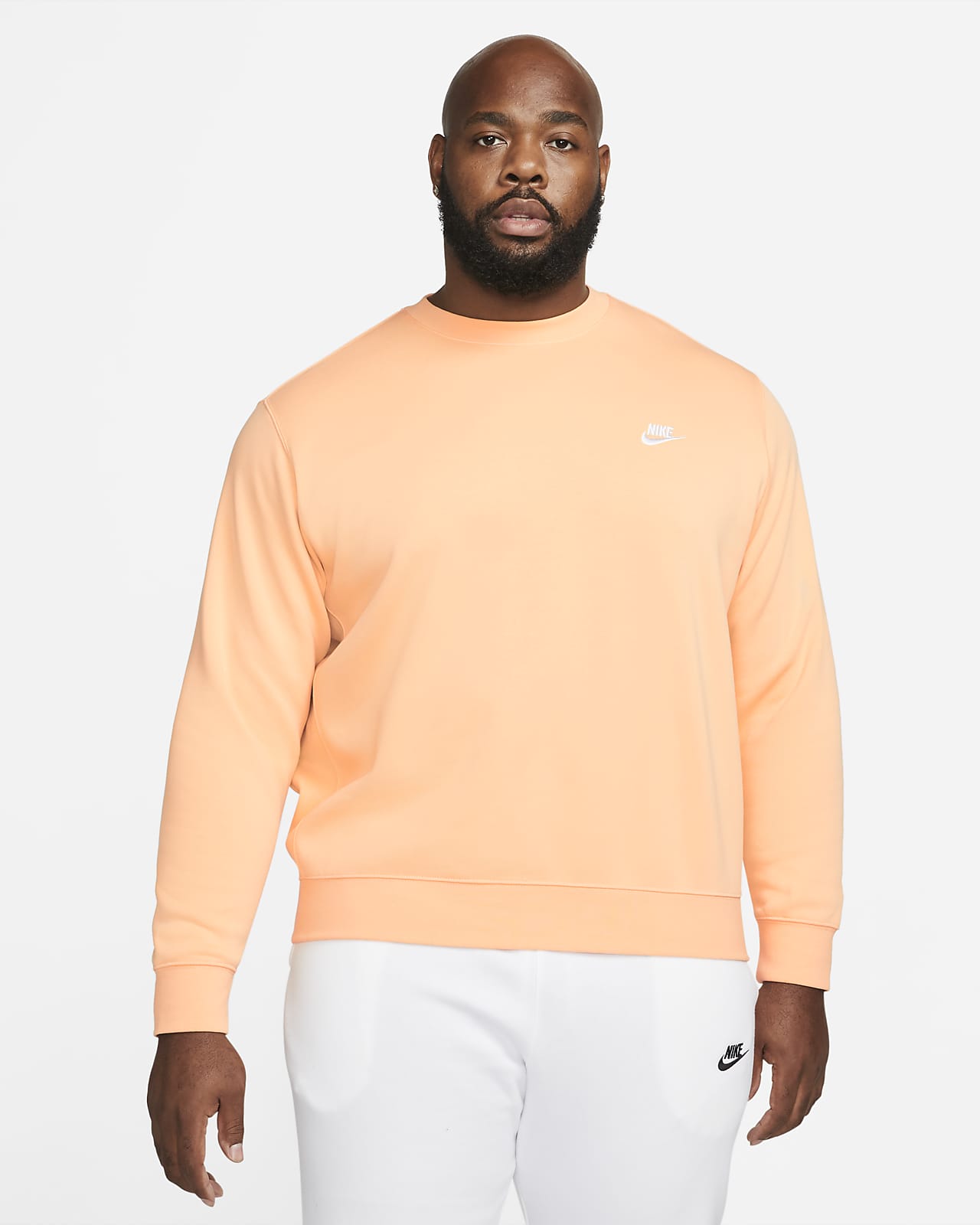 nike sportswear men's fleece crew