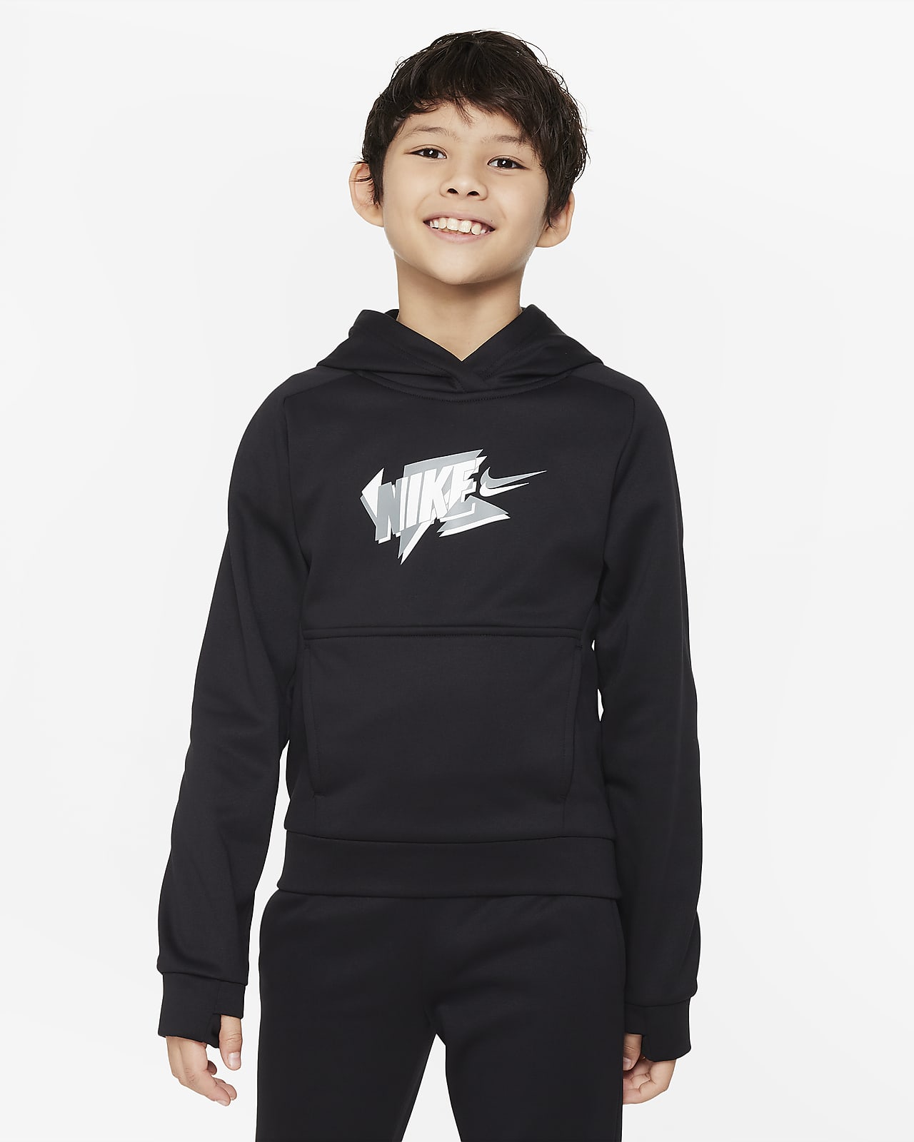 Nike Multi Big Kids' Therma-FIT Pullover Hoodie