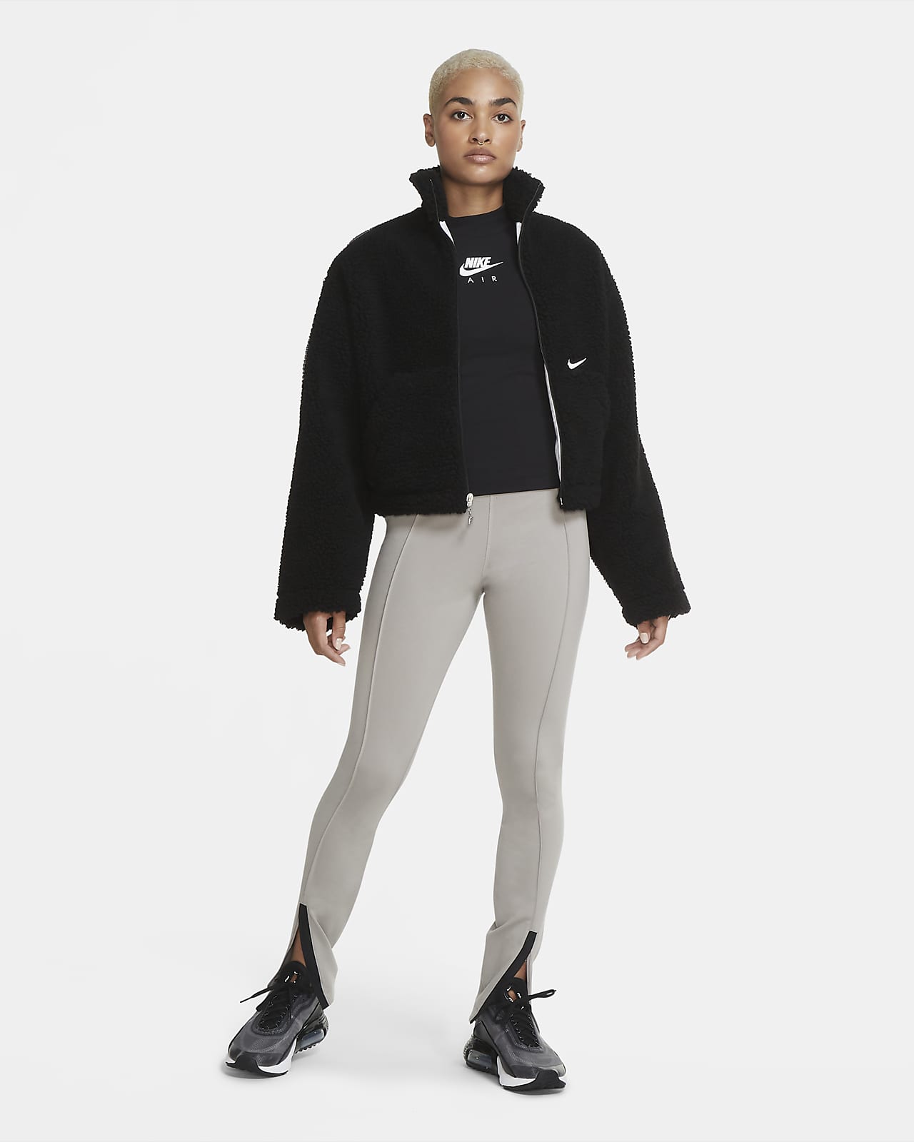 nike sportswear swoosh women's woven jacket