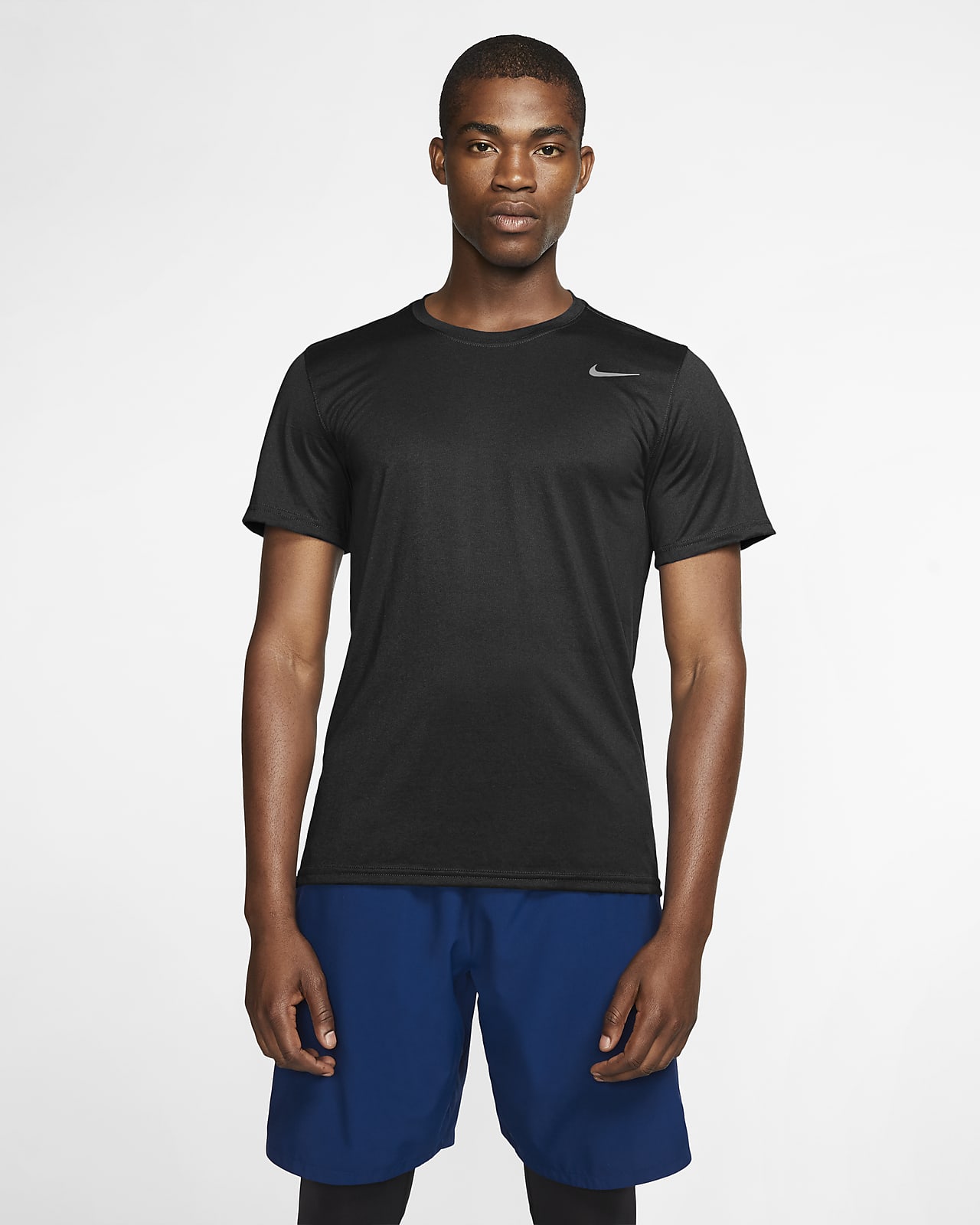 nike legend dri fit t shirt mens obsidian blue s