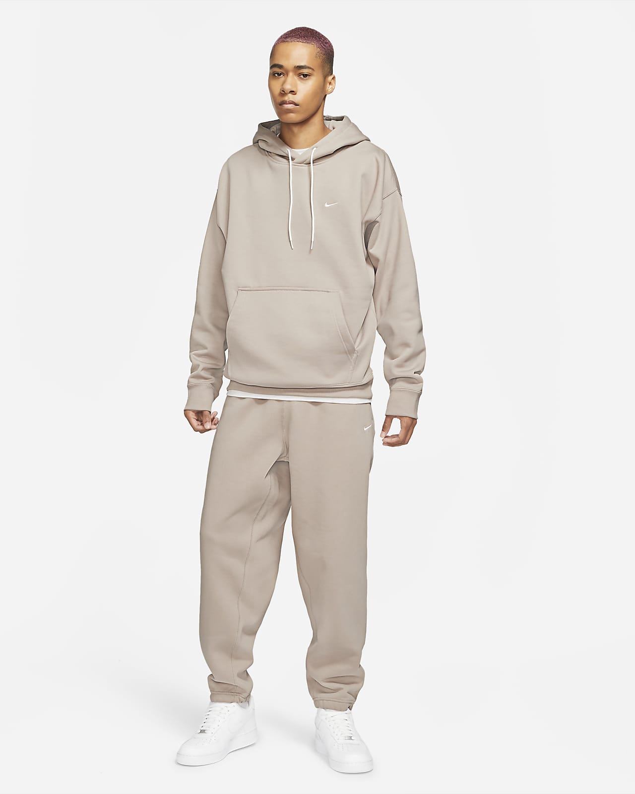 Nikelab essential best sale fleece hoodie